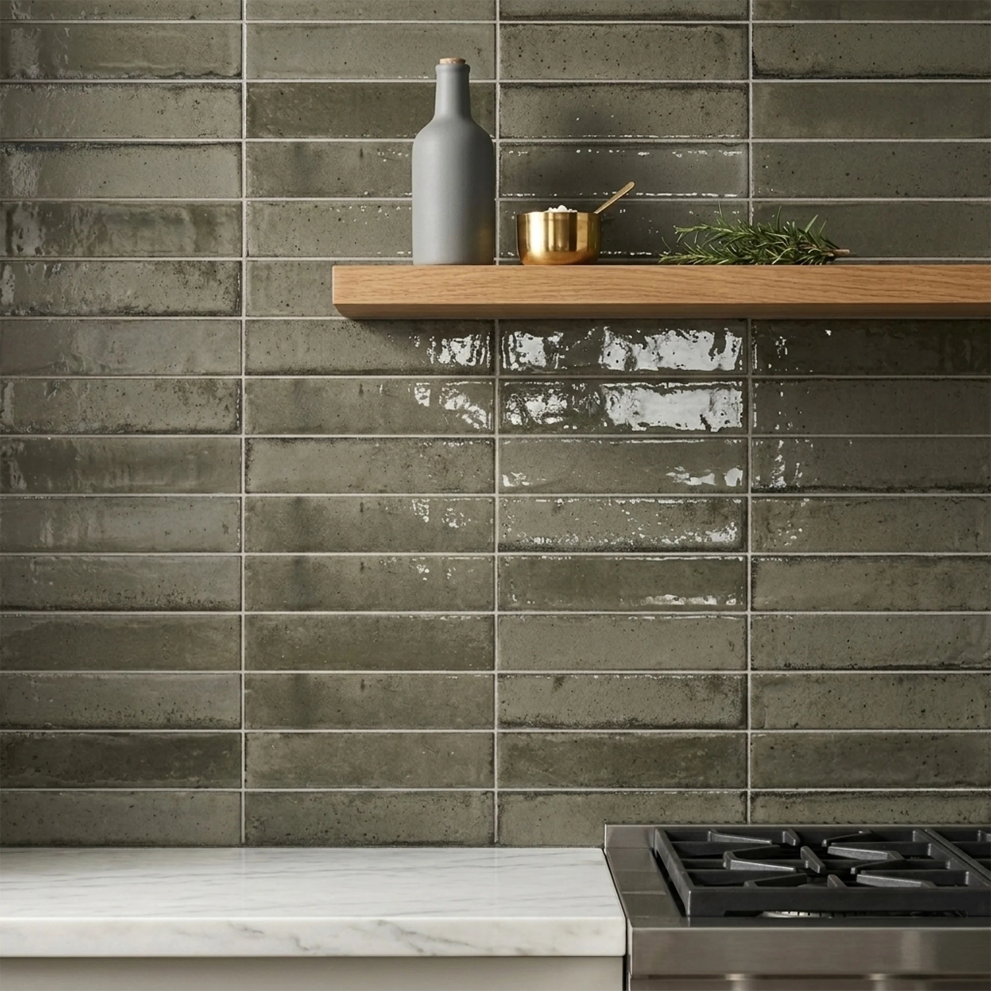 Ash - Aura 8mm Gloss Tile Sample (P11061) - Image 2