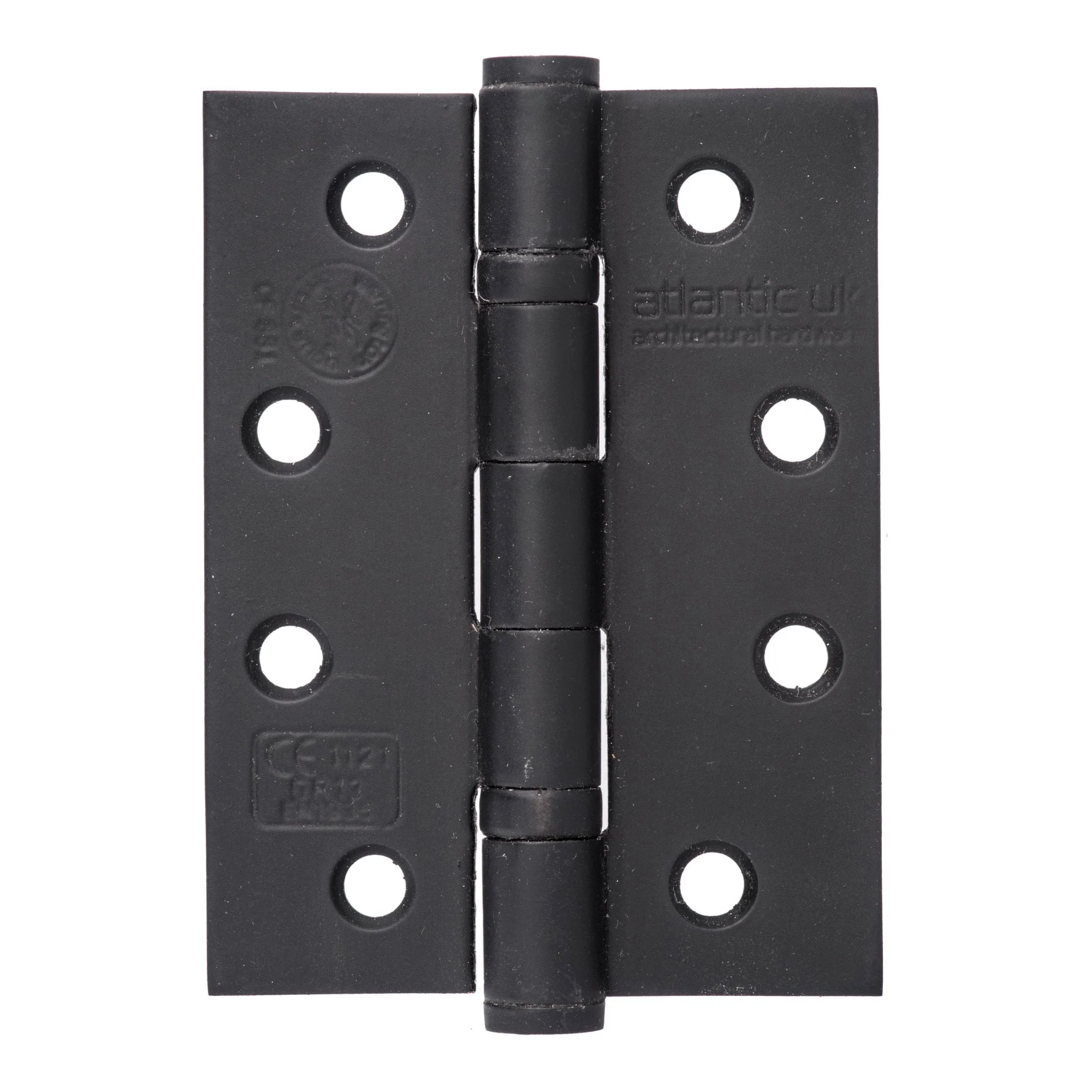 102mm (4) CE13 Fire Rated Ball Bearing Hinge Pair - Matt Black