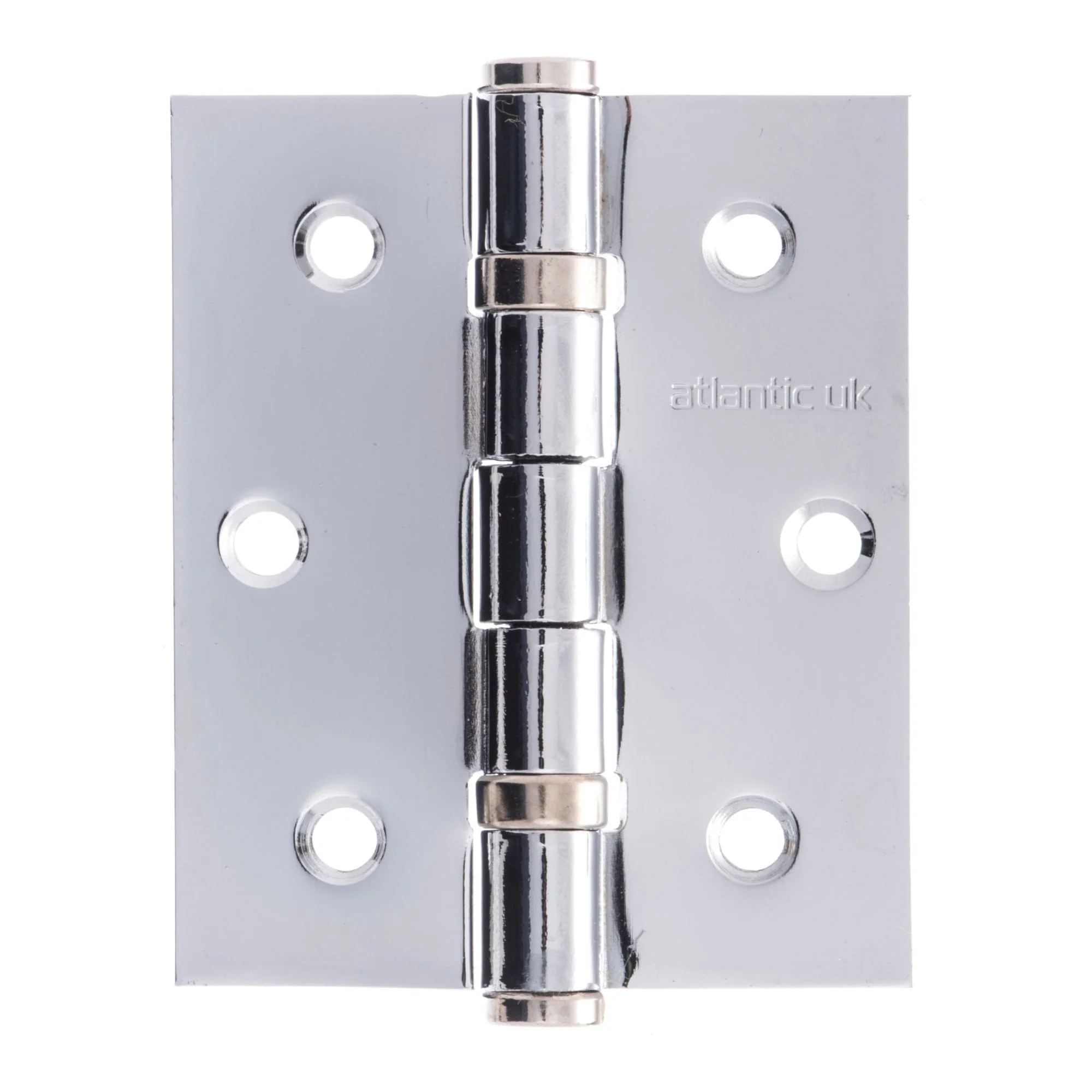 76mm (3'') Ball Bearing Hinge Pair - Polished Chrome