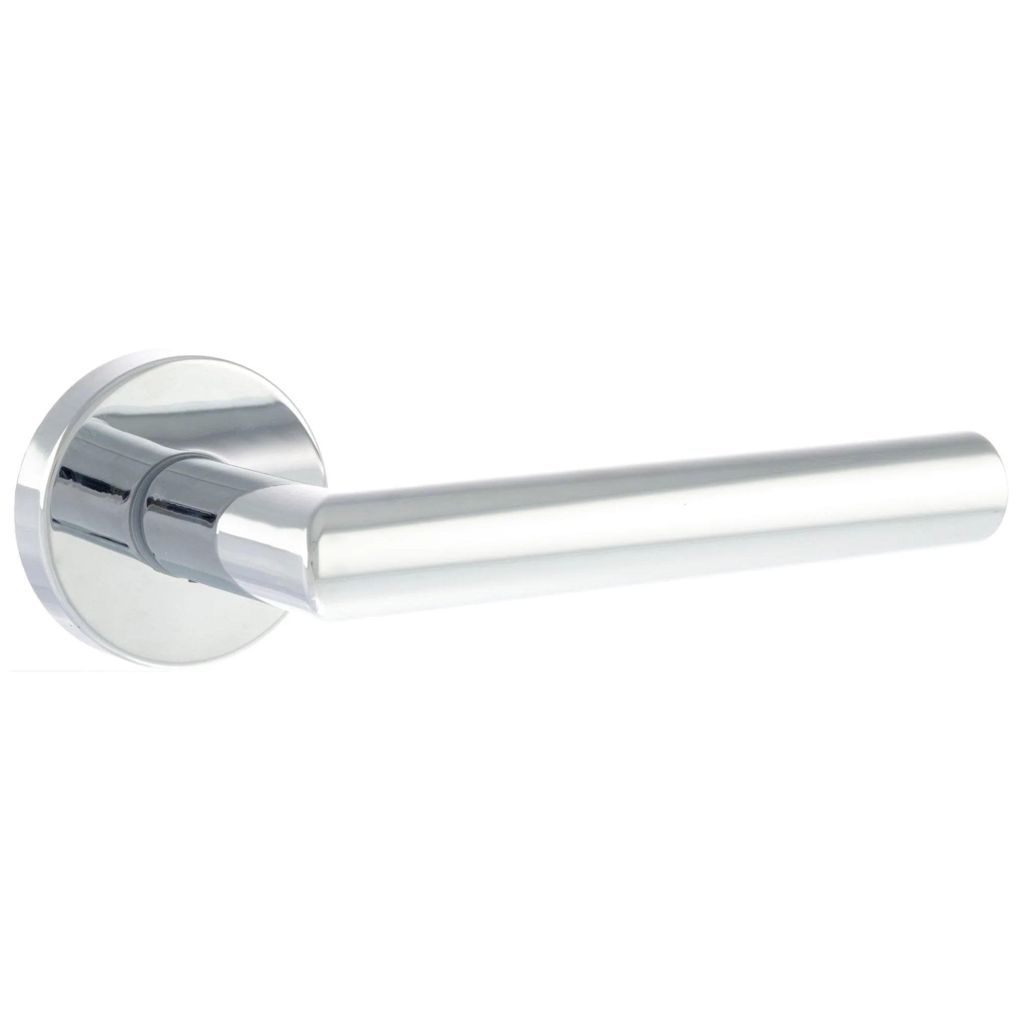 Forme Elle Designer Round Lever Door Handle - Polished Chrome
