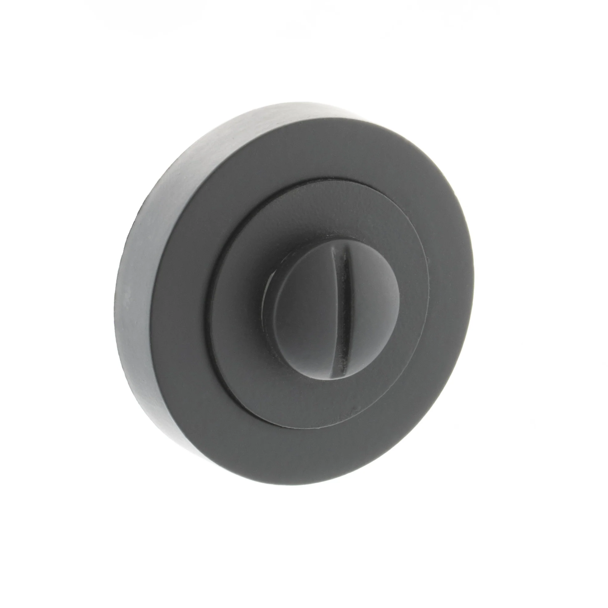 Status WC Turn and Release On Round Rose, Matt Black - Image 2