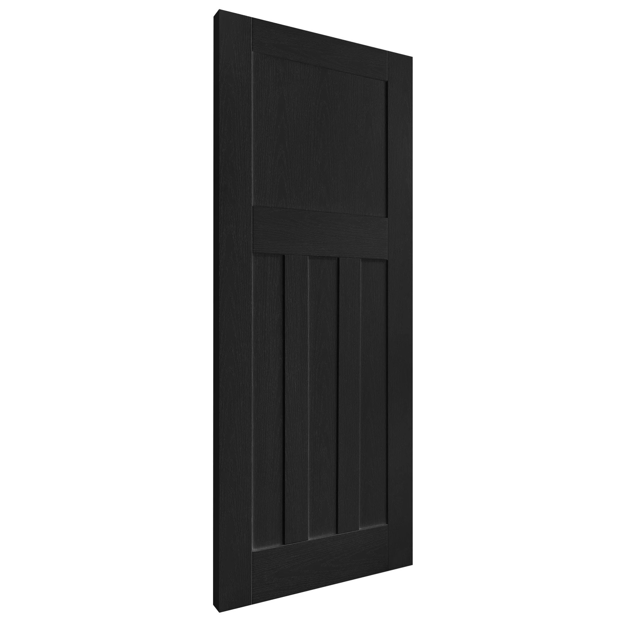 Black Internal Fully Finished Oak DX Made-to-Measure Door - Image 2