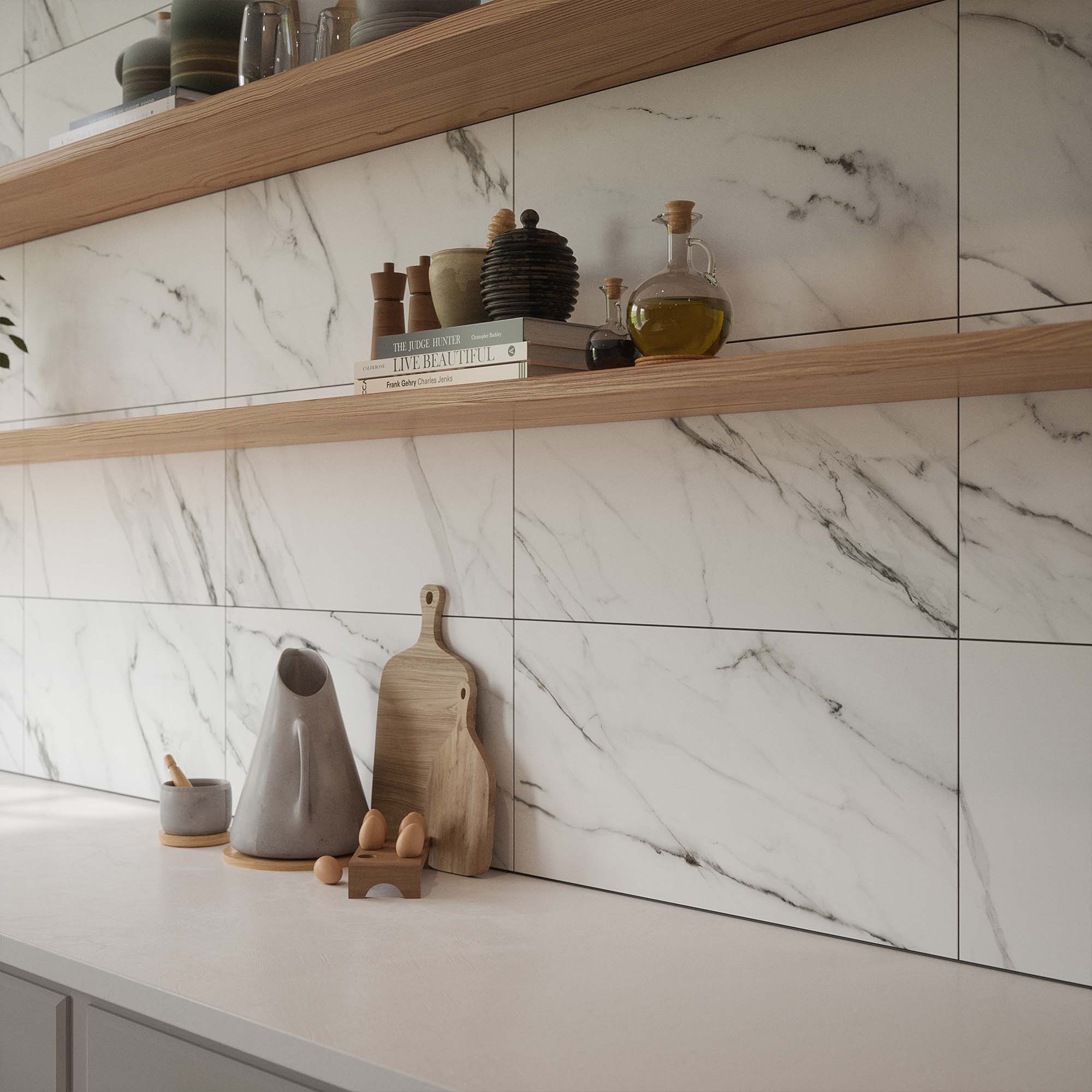 Clarence Matt - Smooth Ceramic Wall Tile - Image 3