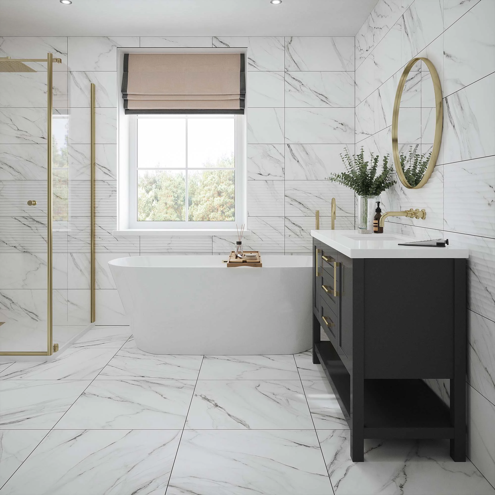 Clarence - 9.5mm Matt Tile Sample (P13514) - Image 2