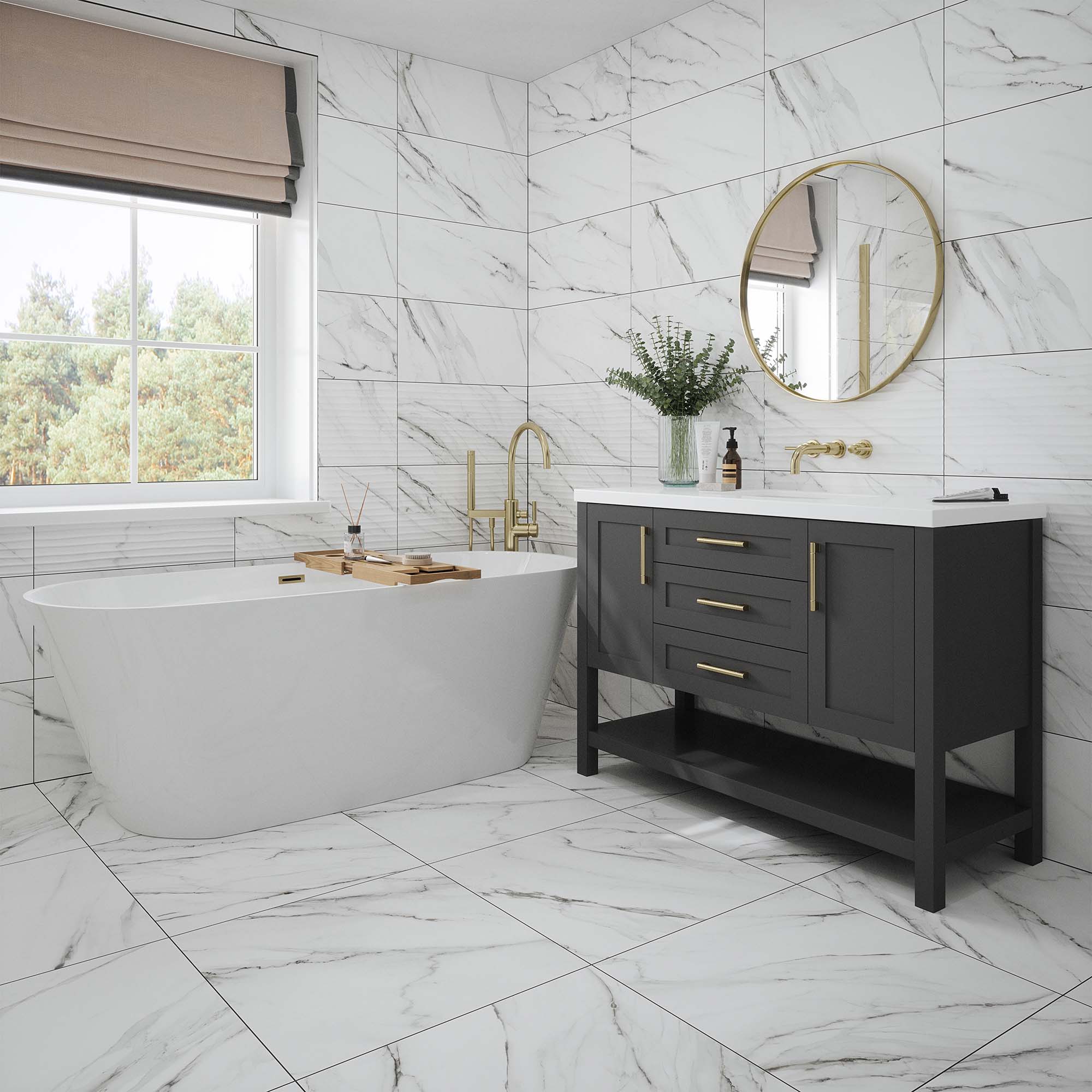 Clarence - 9.5mm Matt Tile Sample (P13514) - Image 3