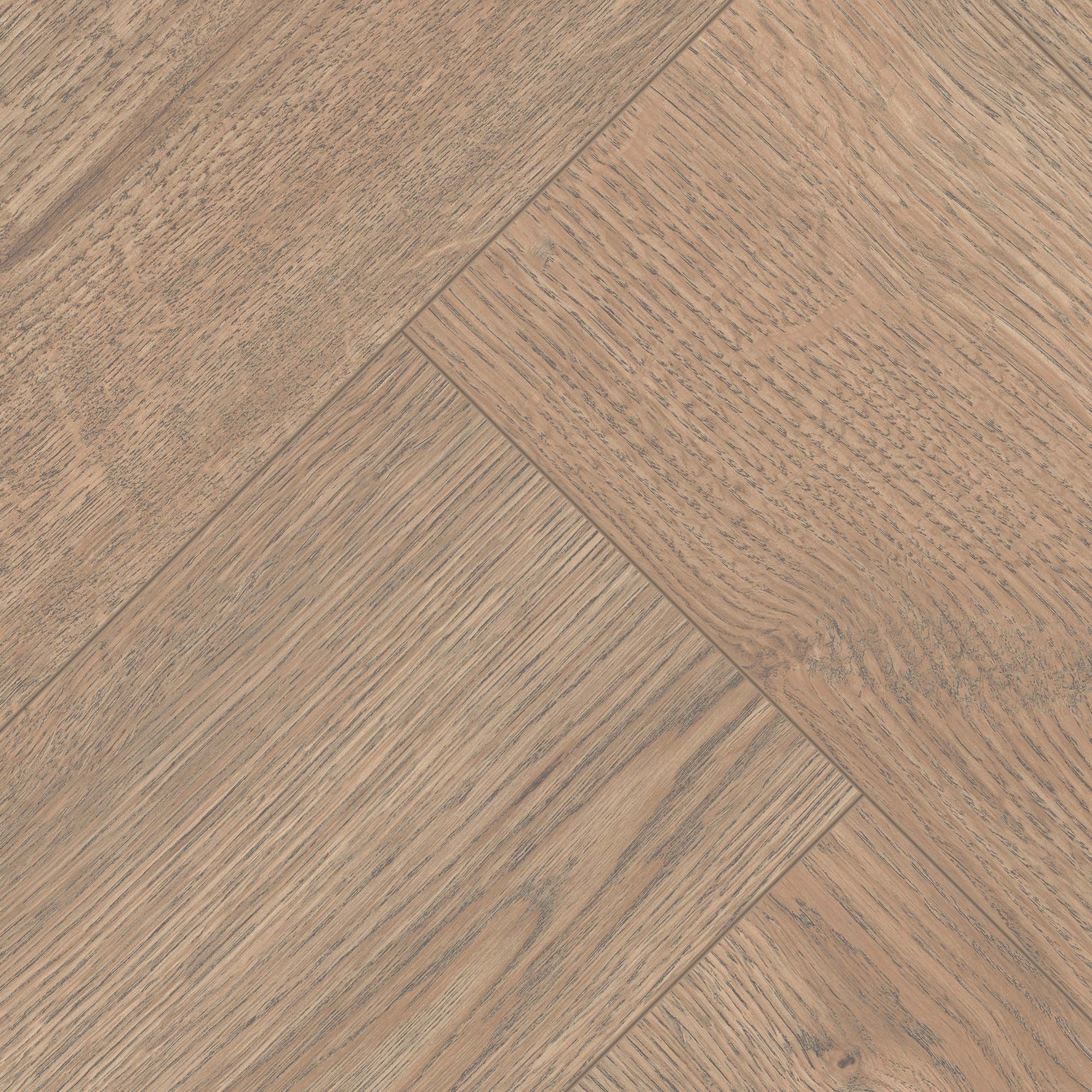 Classic Parquet Oak - Wood Essence Water Resistant 8mm Herringbone Laminate Flooring - Image 3