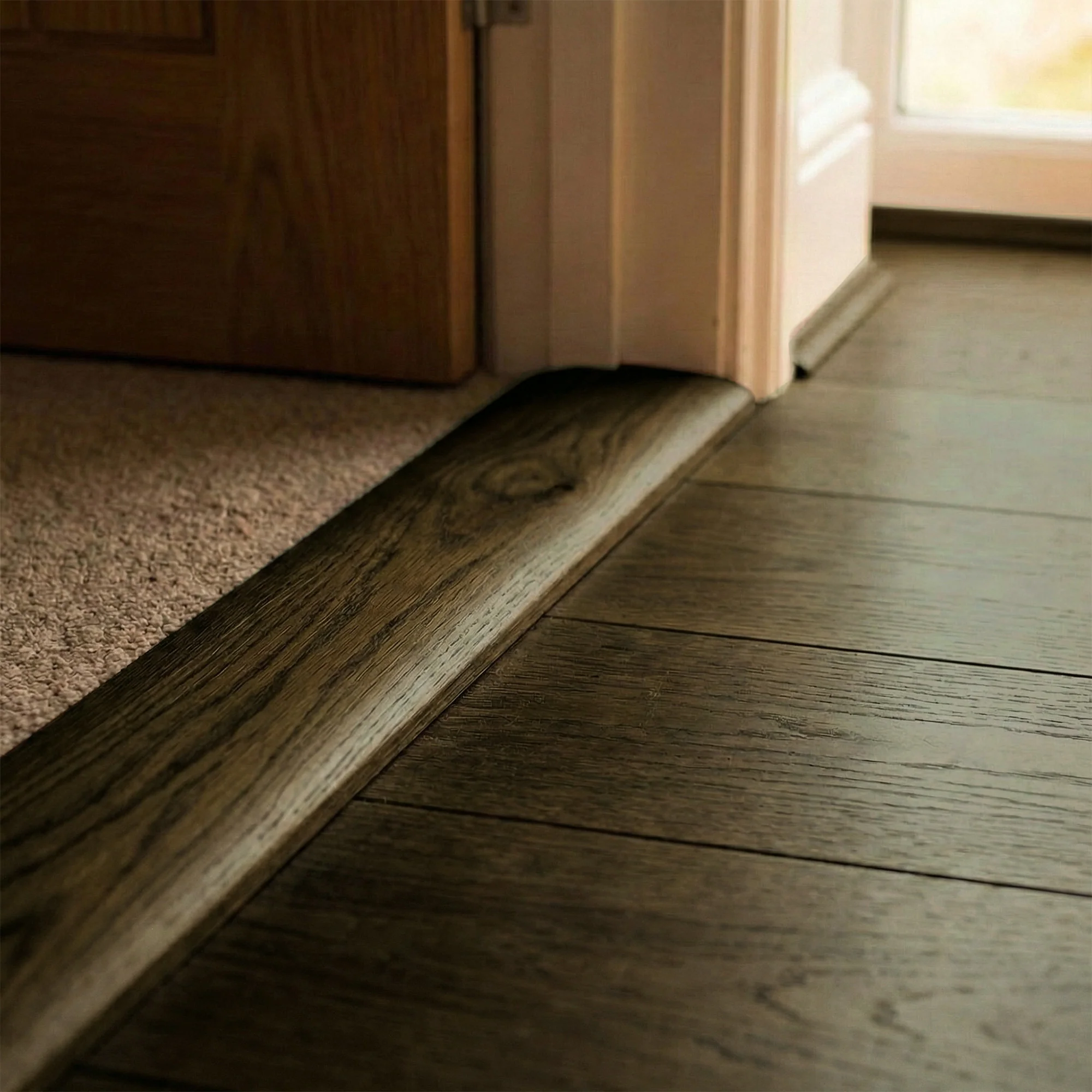 Dark Oak - End Profile Door Bar 990mm - Image 2