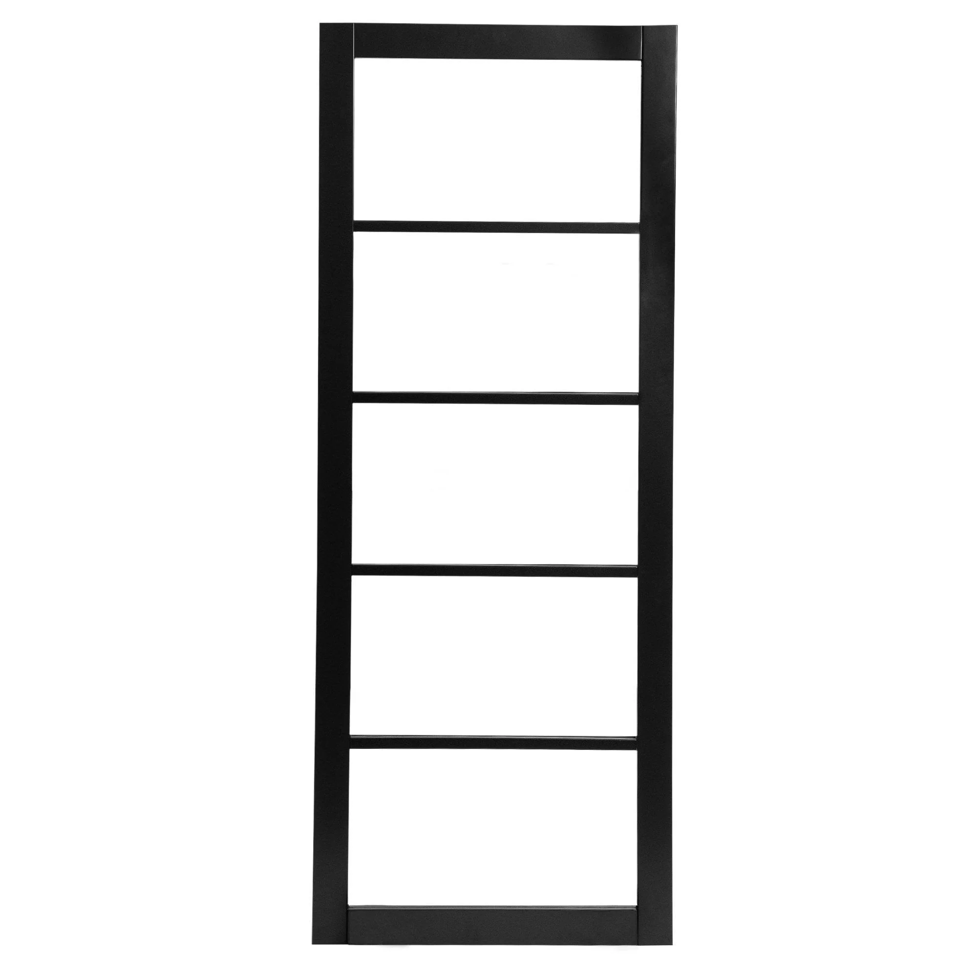 Jet Black Internal Fully Finished Industrial Studio 5 Light Clear Glass Door - Image 3