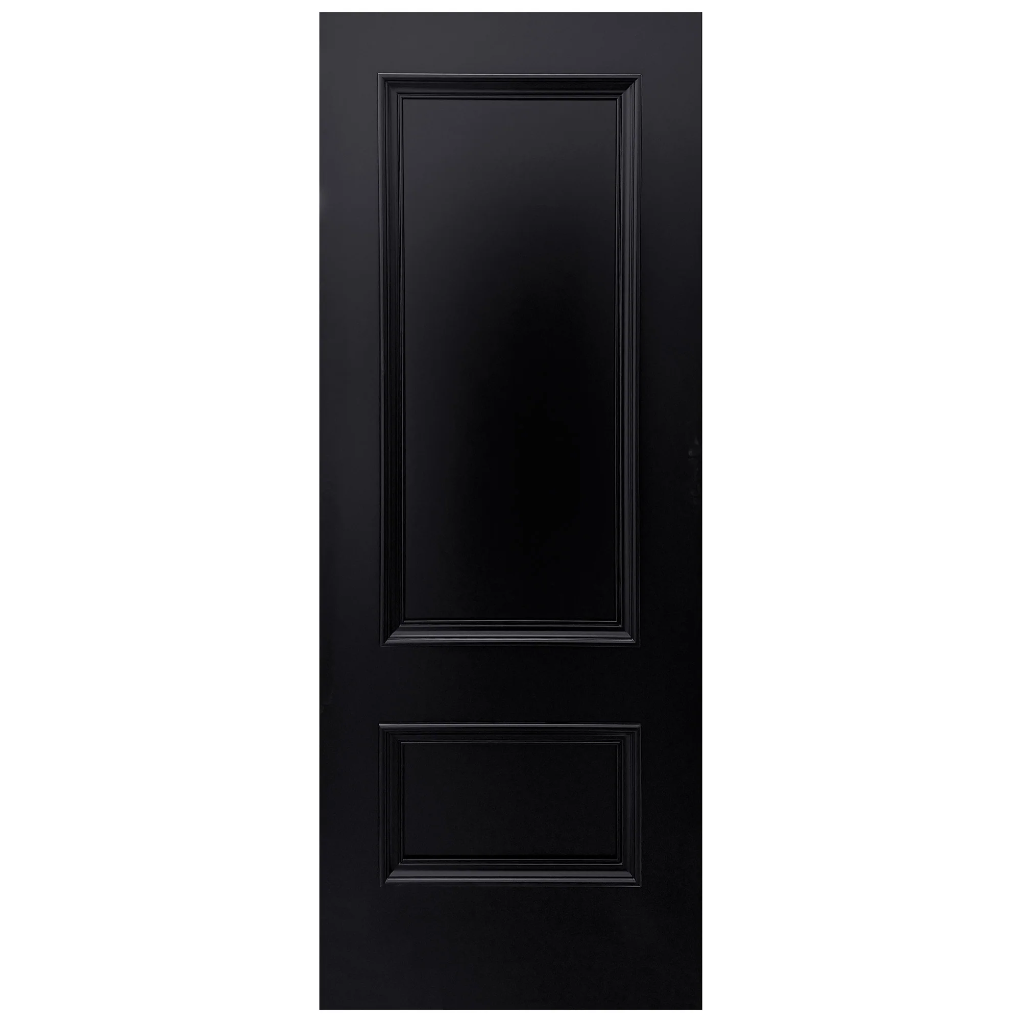 Jet Black Internal Fully Finished Mayfair 2 Panel Door - Image 3