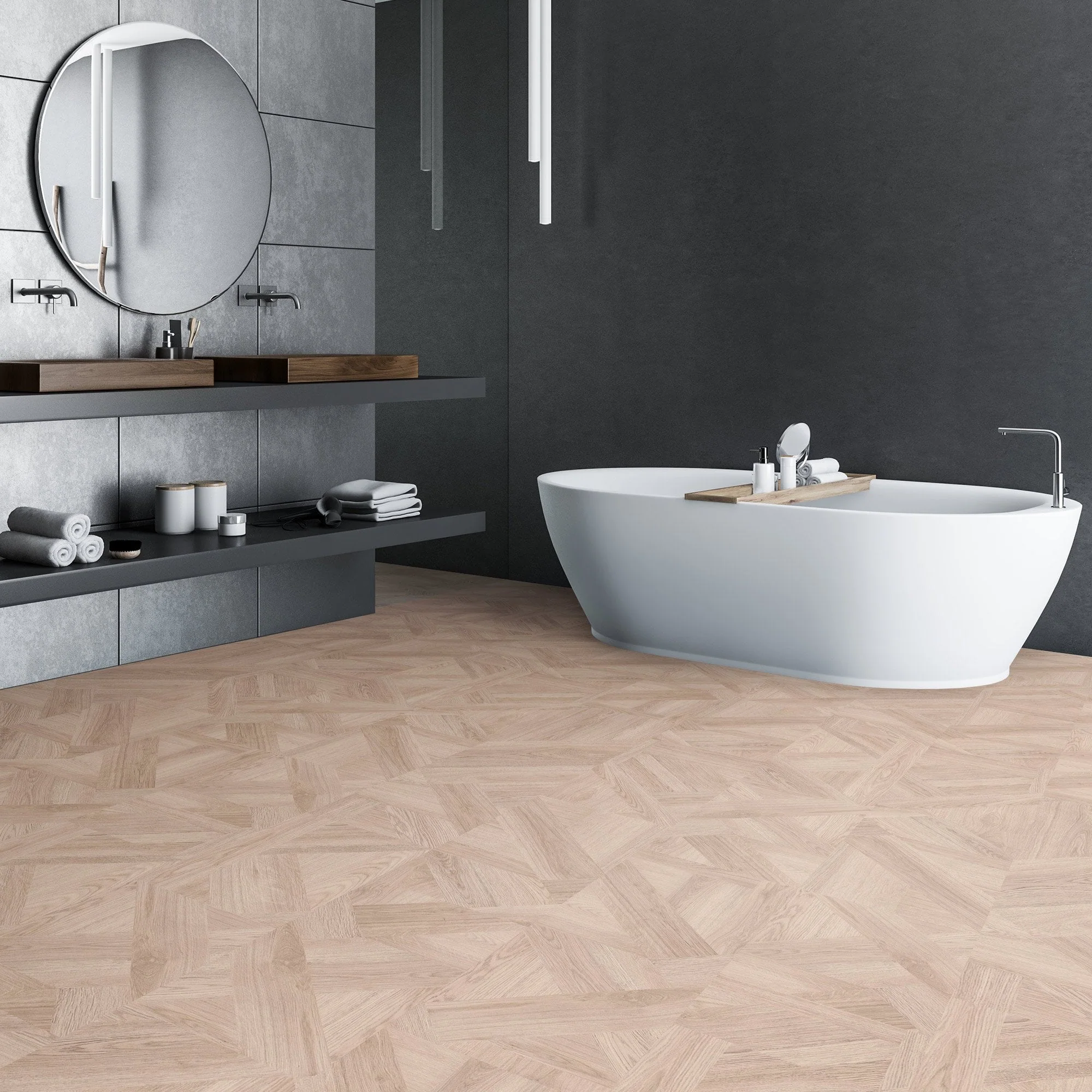 Elegant Bella - Aqua Pro Oak Milano Water-Resistant 8mm Laminate Flooring