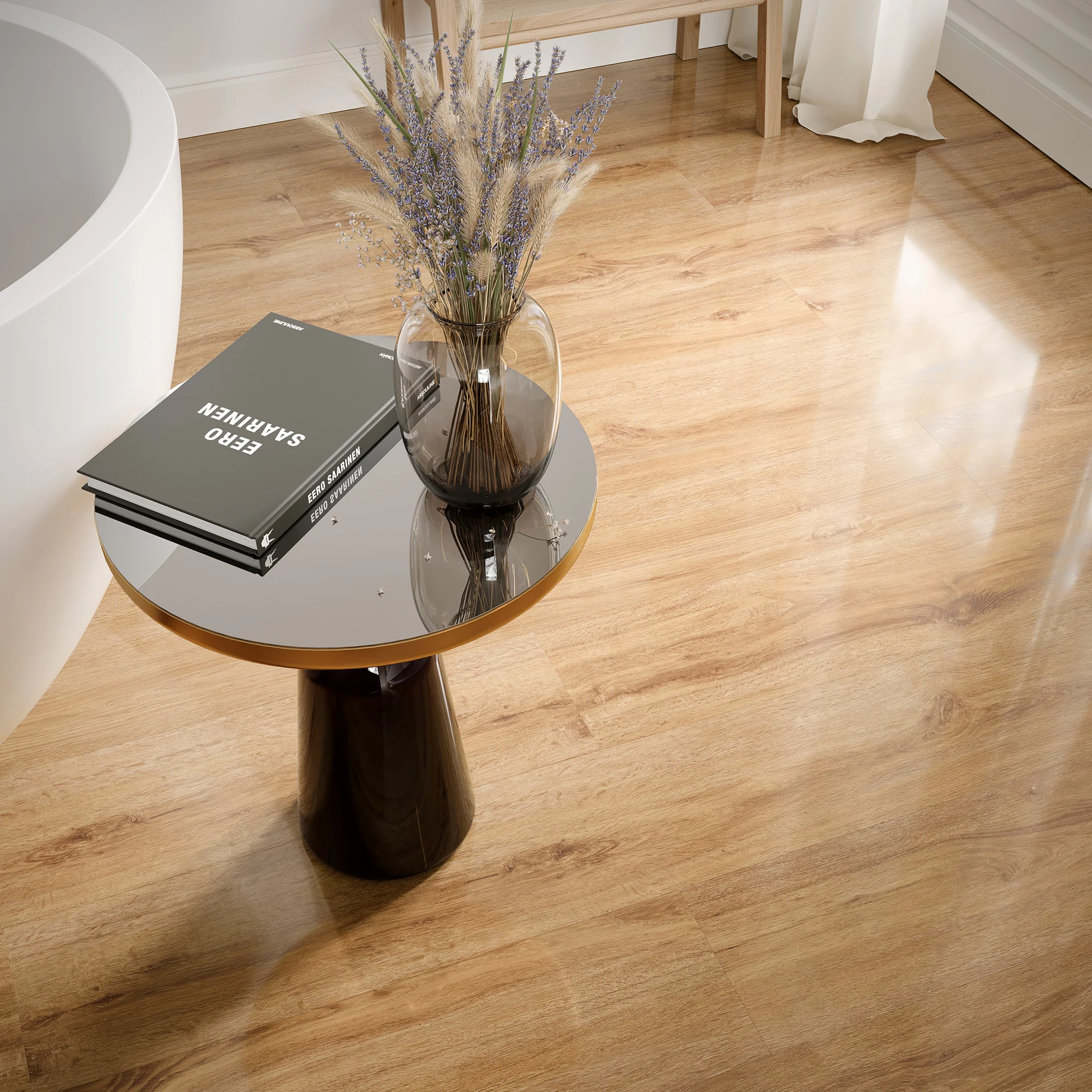 Khor Oak - Lustre 8mm High Gloss Laminate Flooring - Image 3
