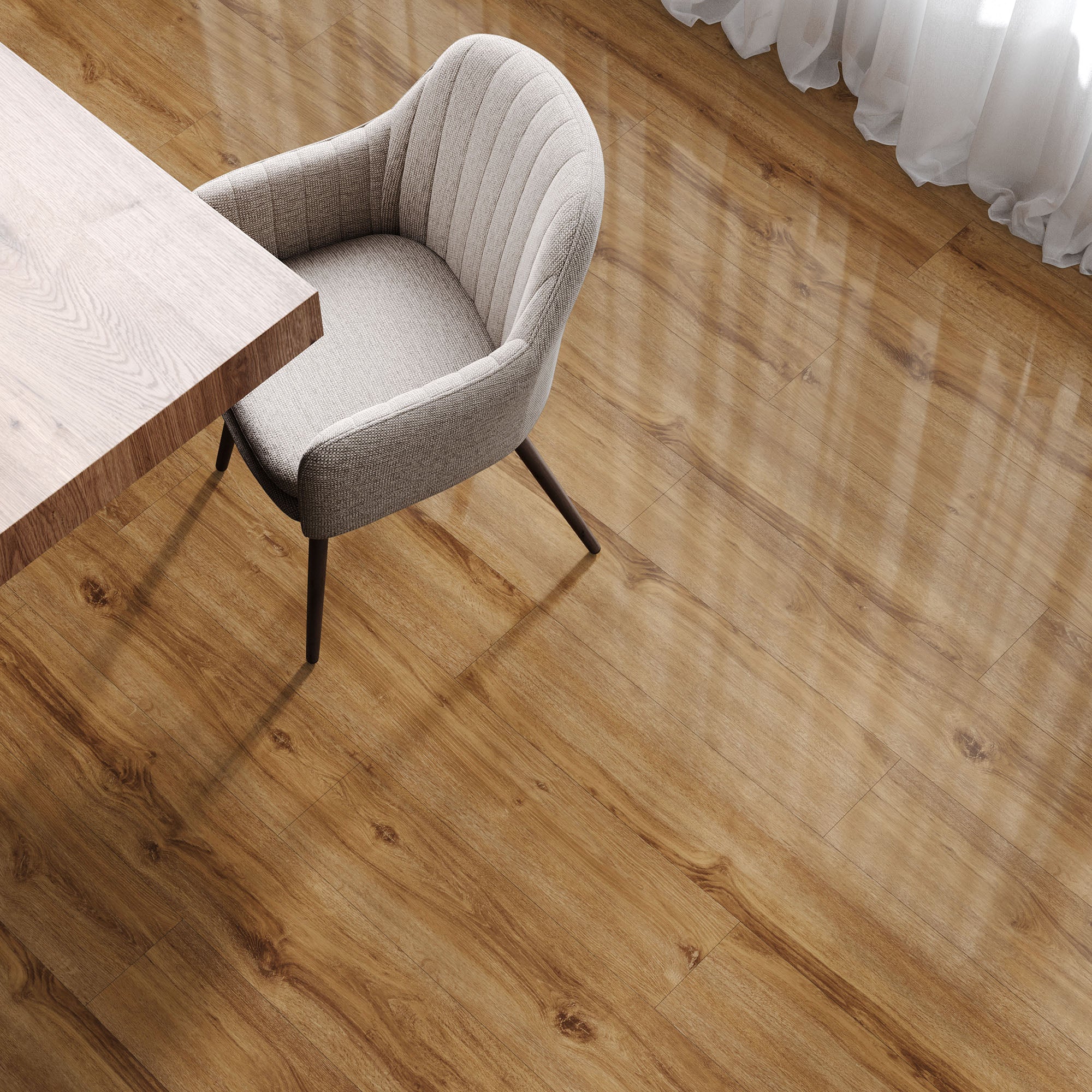 Khor Oak - Lustre 8mm High Gloss Laminate Flooring - Image 6