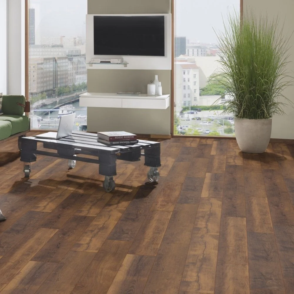Laguna Oak - Atlantic 10mm Handscraped Moisture Resistant Laminate Flooring - Image 8