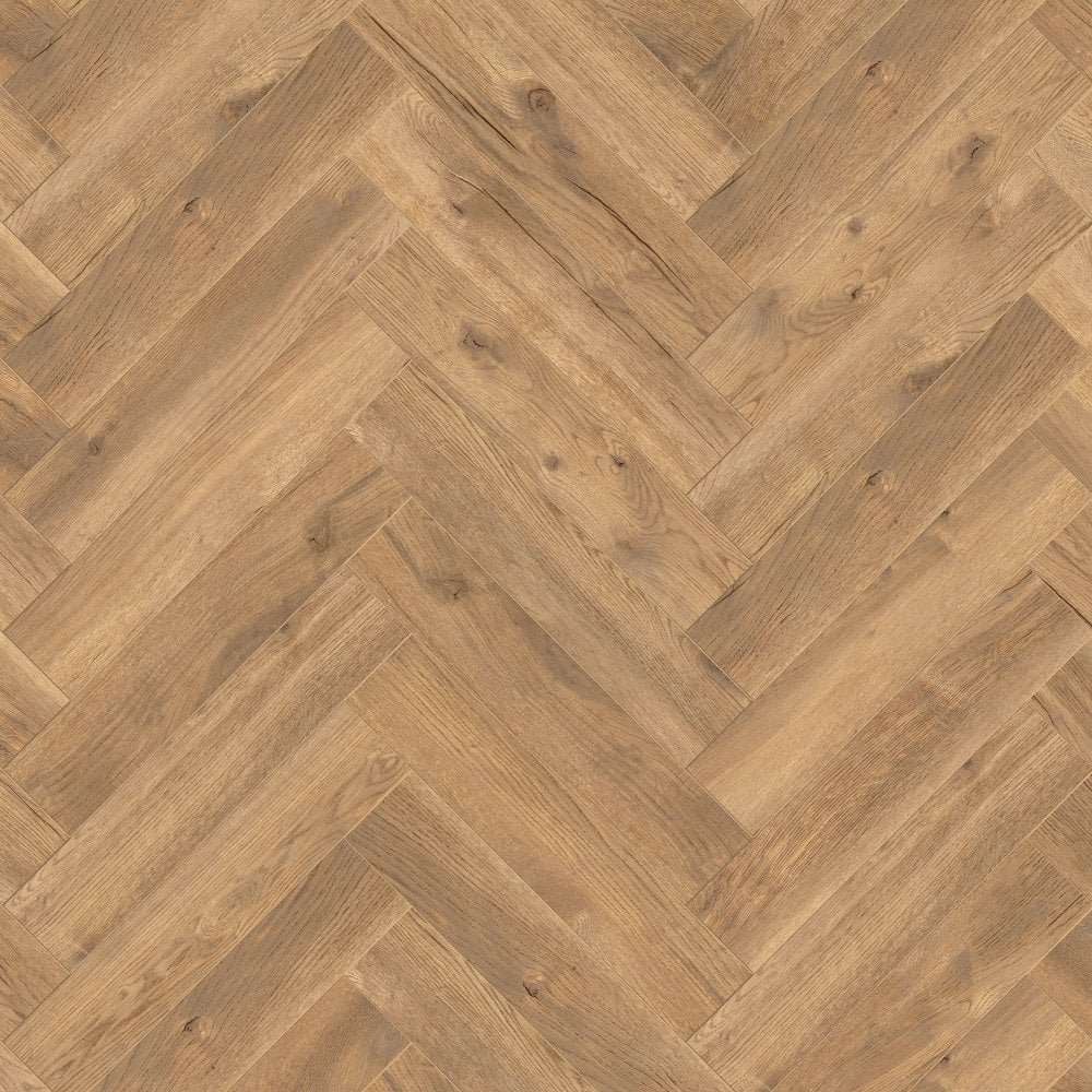 Treviso Oak - Herringbone 8mm Laminate Flooring - Image 2