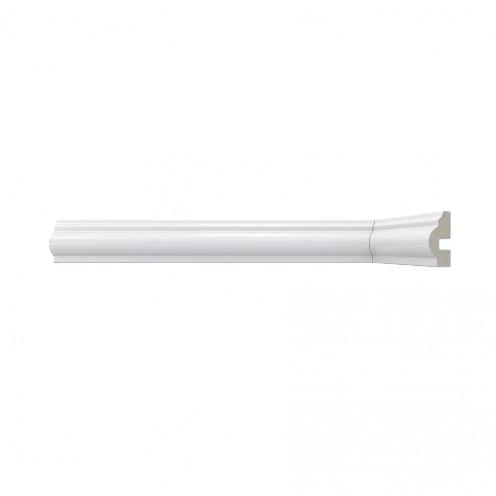 2.4mm White Water-Resistant Decorative Moulding 14mm x 29mm