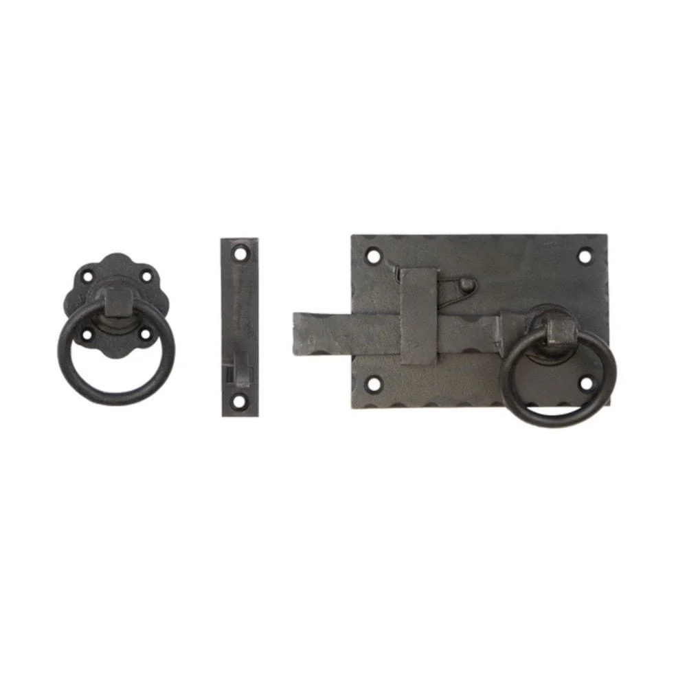 Beeswax Left Handed Cottage Door Hardware Kit