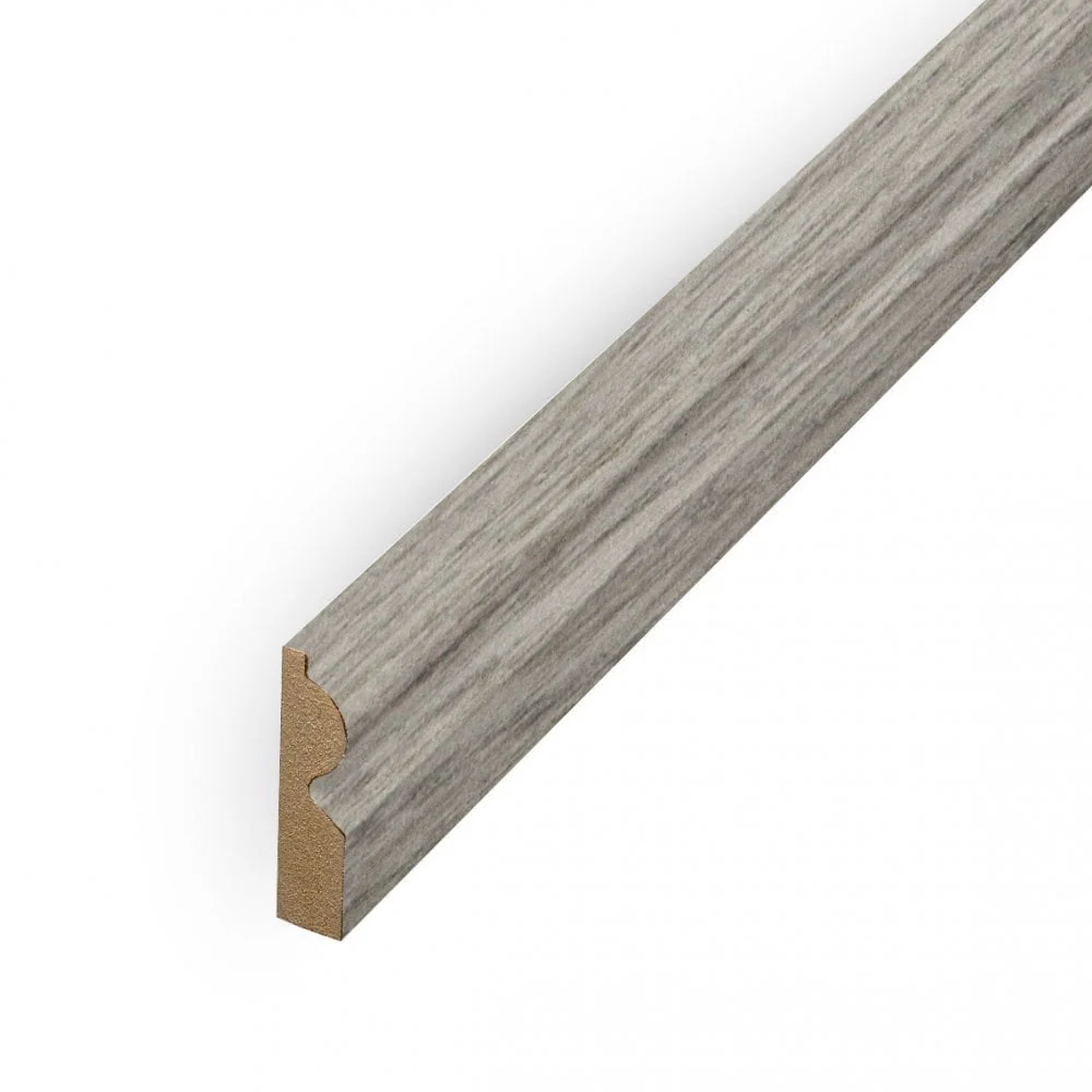 Medium Grey - 2.4m Torus Laminate Skirting Board - Image 3