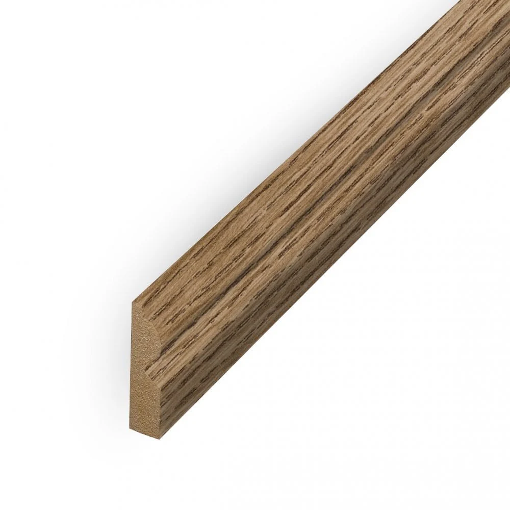 Medium Oak - 2.4m Torus Laminate Skirting Board - Image 3