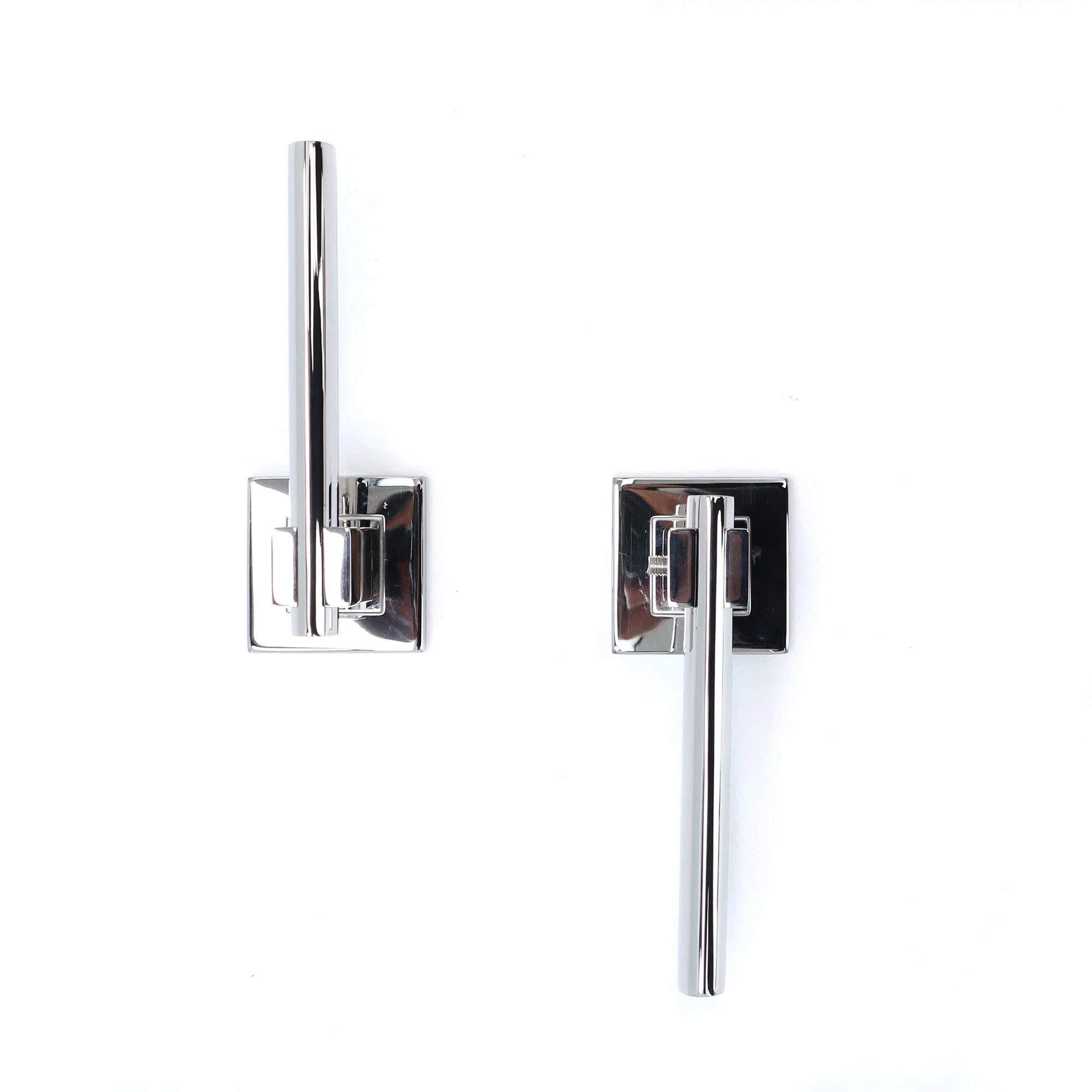 Superior Proxima Lever on Round Rose Bathroom Handle Set - Polished Stainless Steel - Image 5