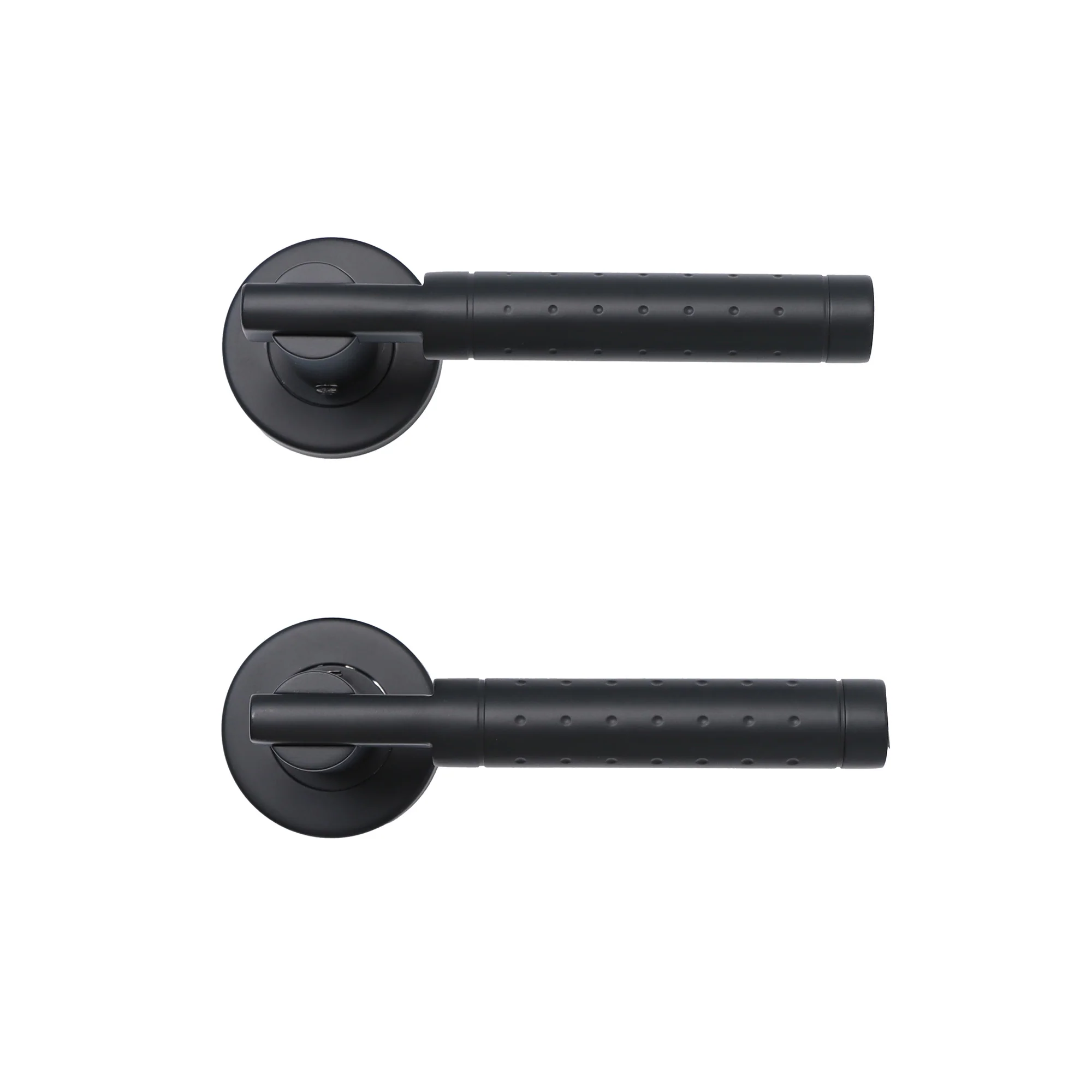 Superior Proxima Lever on Round Rose Handle Set - Matt Black