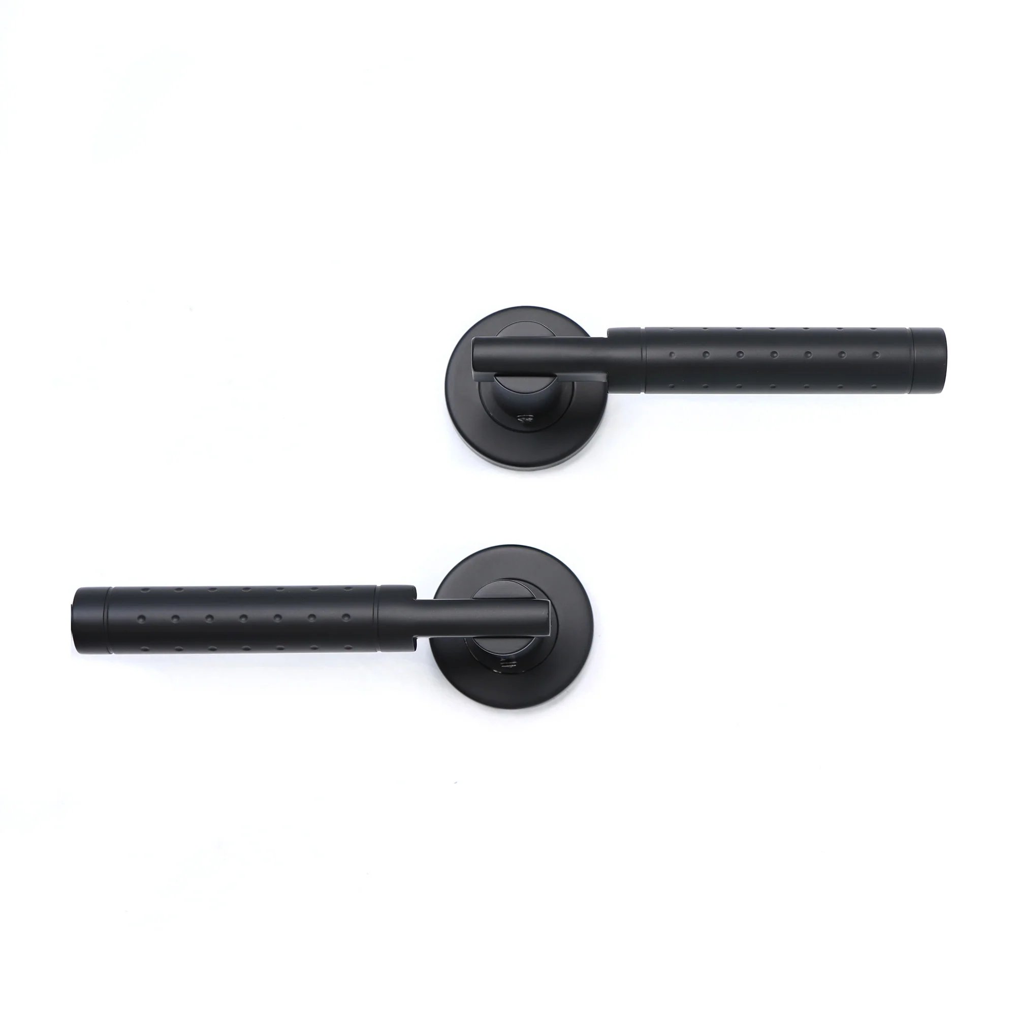 Superior Proxima Lever on Round Rose Handle Set - Matt Black - Image 6