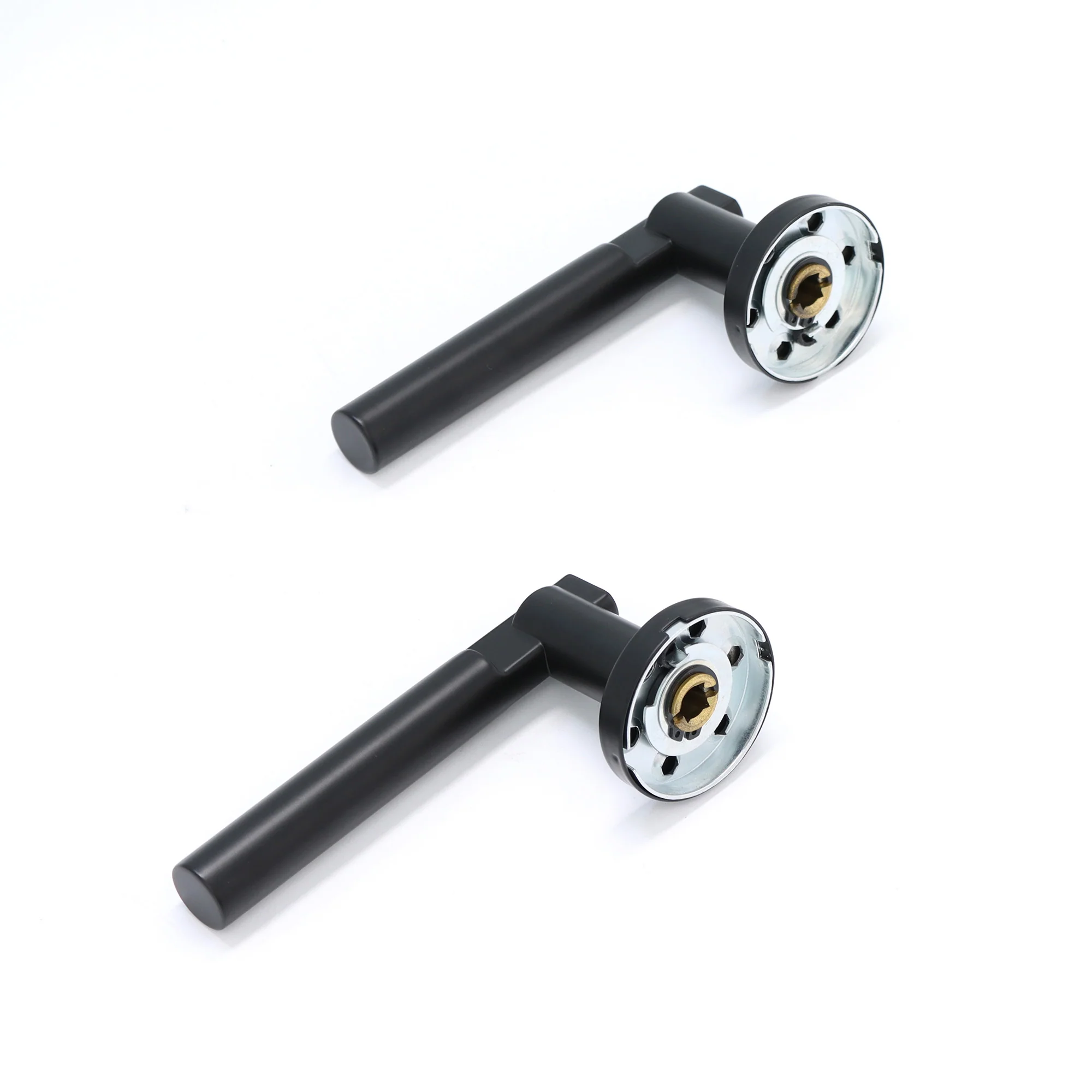 Superior Titan Lever on Round Rose Handle Set - Matt Black - Image 5