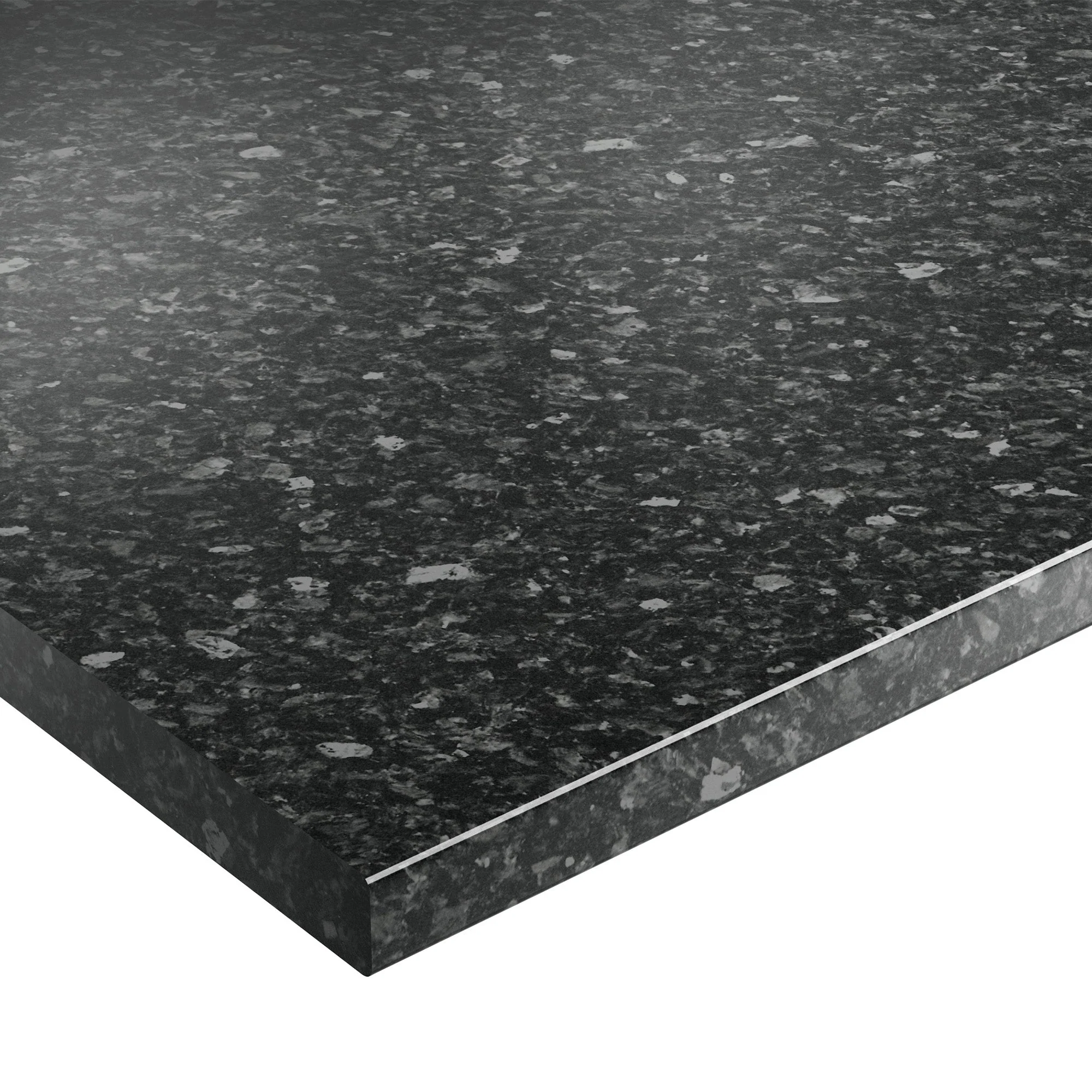 Black Slate - Square Edge Laminate Worktop 3000mm x 600mm x 38mm - Image 3