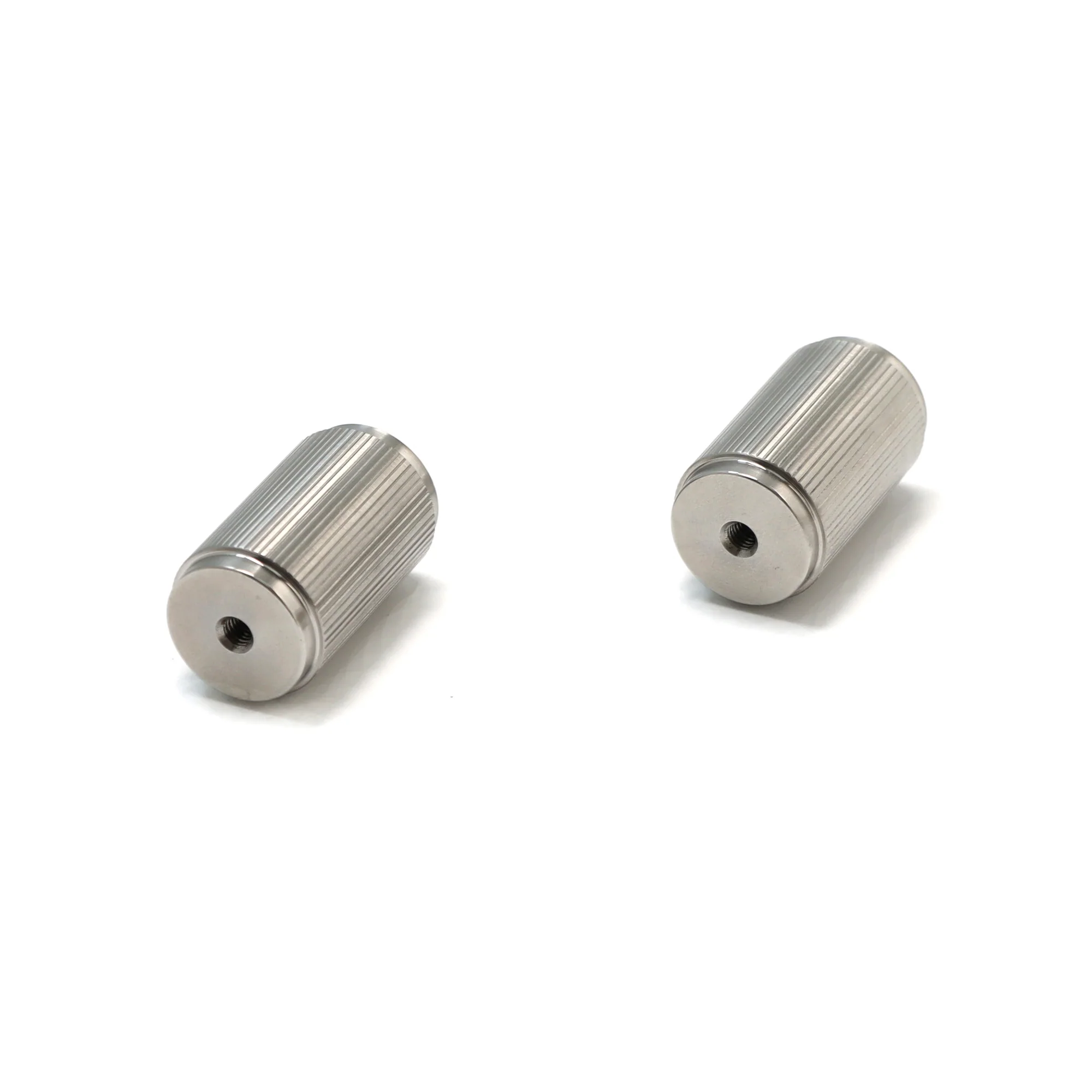 Fluted Large Round Cabinet Door Knob - Satin Stainless Steel - Image 4