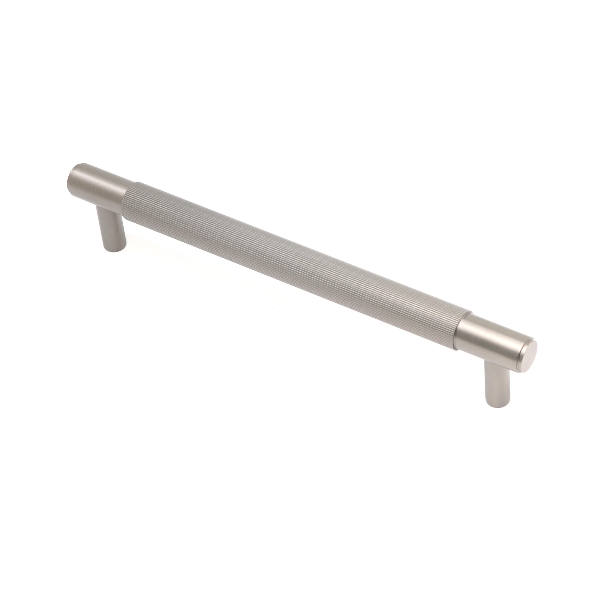 Fluted Medium Round T-Bar Pull Handle - Gun Metal - Image 3