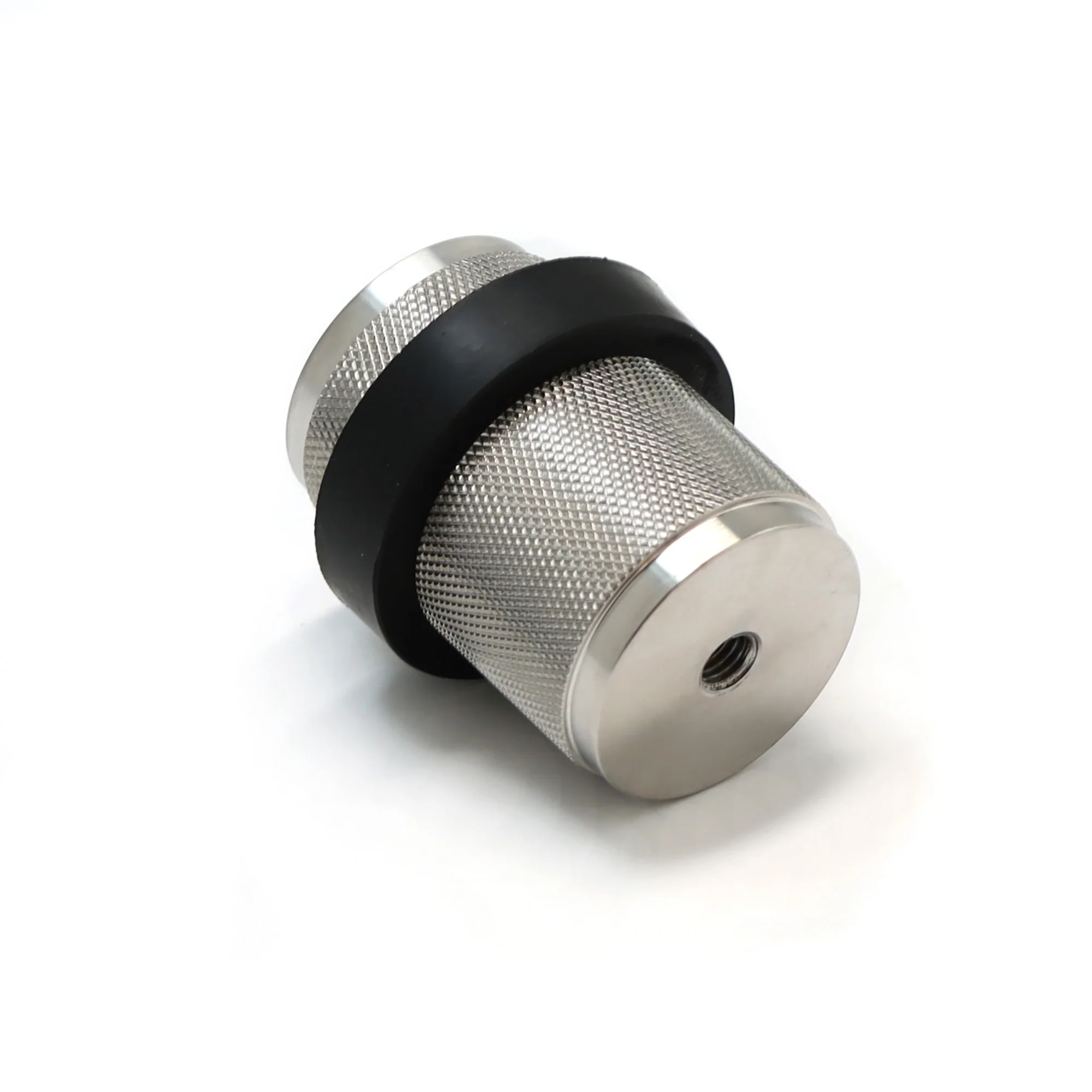 Knurled Round Door Stopper - Satin Stainless Steel - Image 3