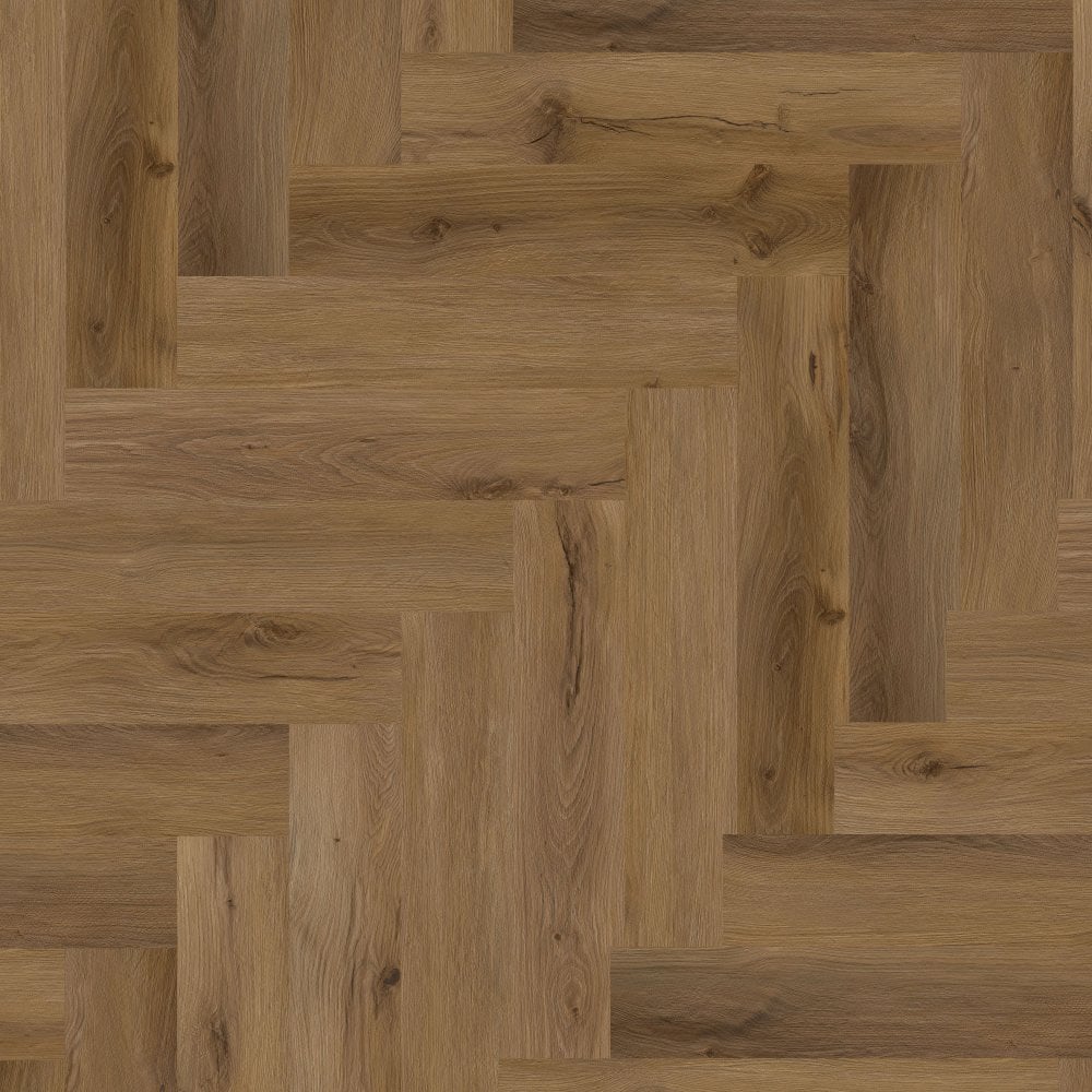 Maple Ridge Oak - Foundation Herringbone LVT 5mm Anti-Microbial UV Coated Rigid Core Vinyl Flooring - Image 2