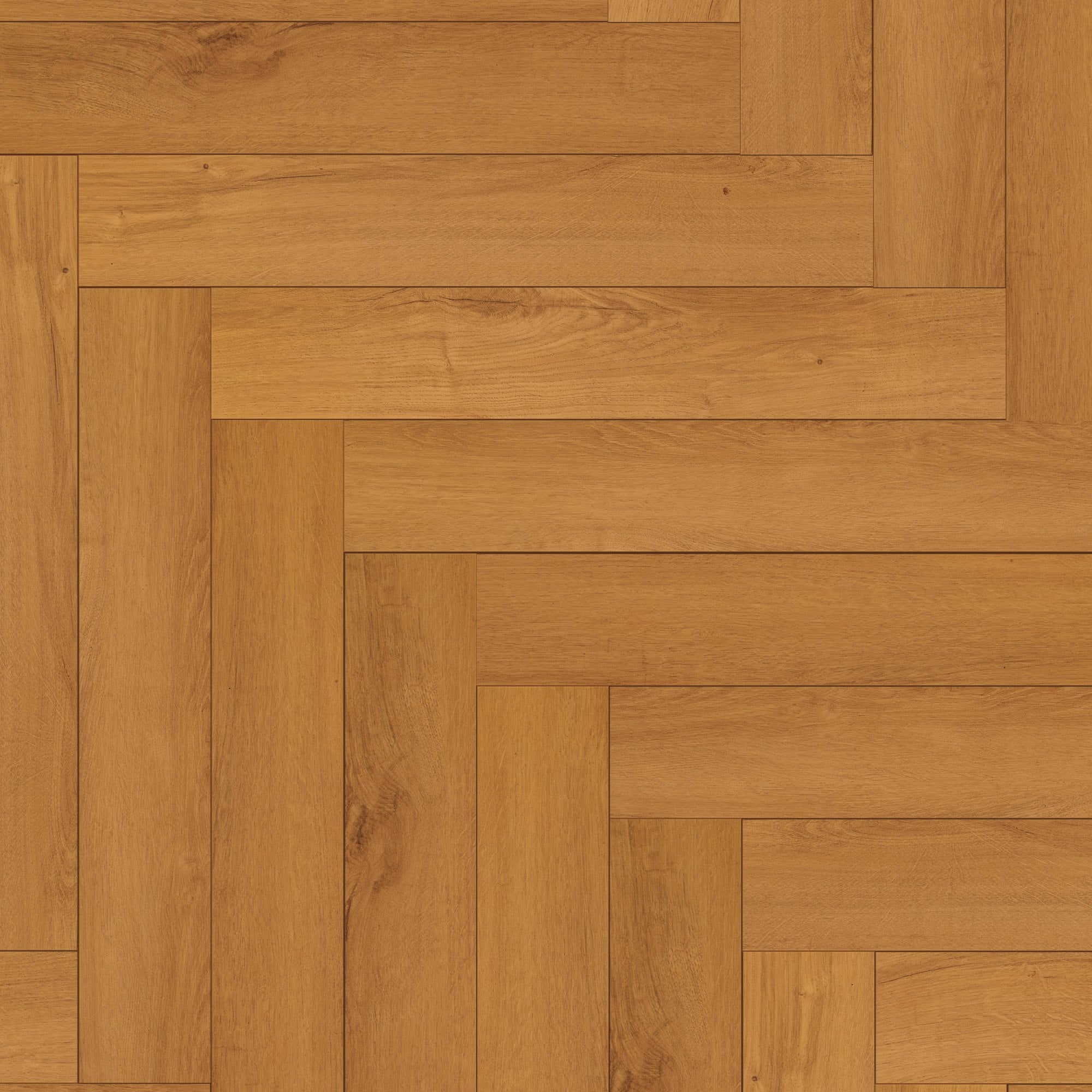 Warm Harvest Oak - Comfort Luxe 12mm Laminate Herringbone Flooring - Image 2