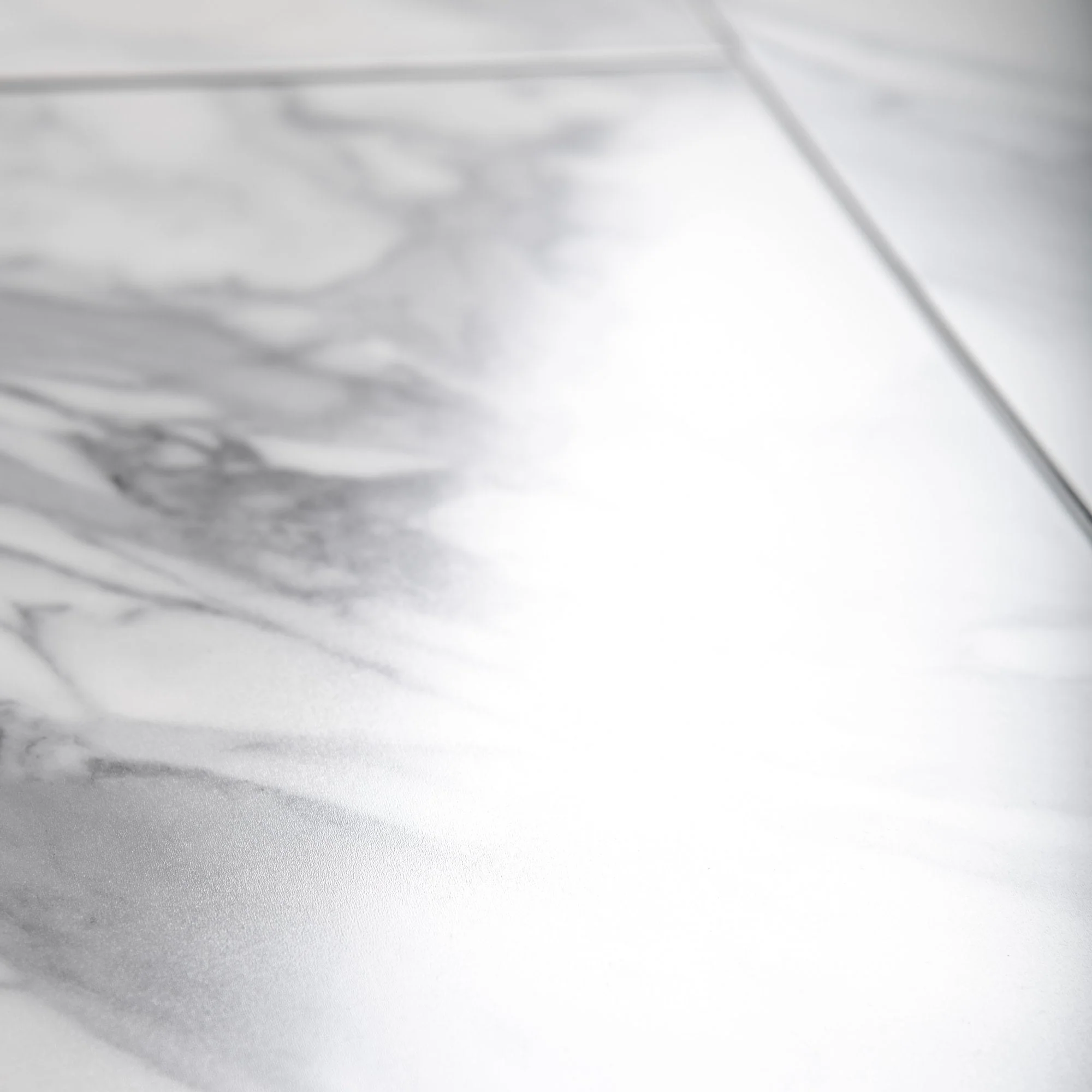 White Gloss Marble - Luxe Vision Pre-Grouted 5.5mm Stone Embossed UV Coated Rigid Core Vinyl Flooring (123035) - Image 5