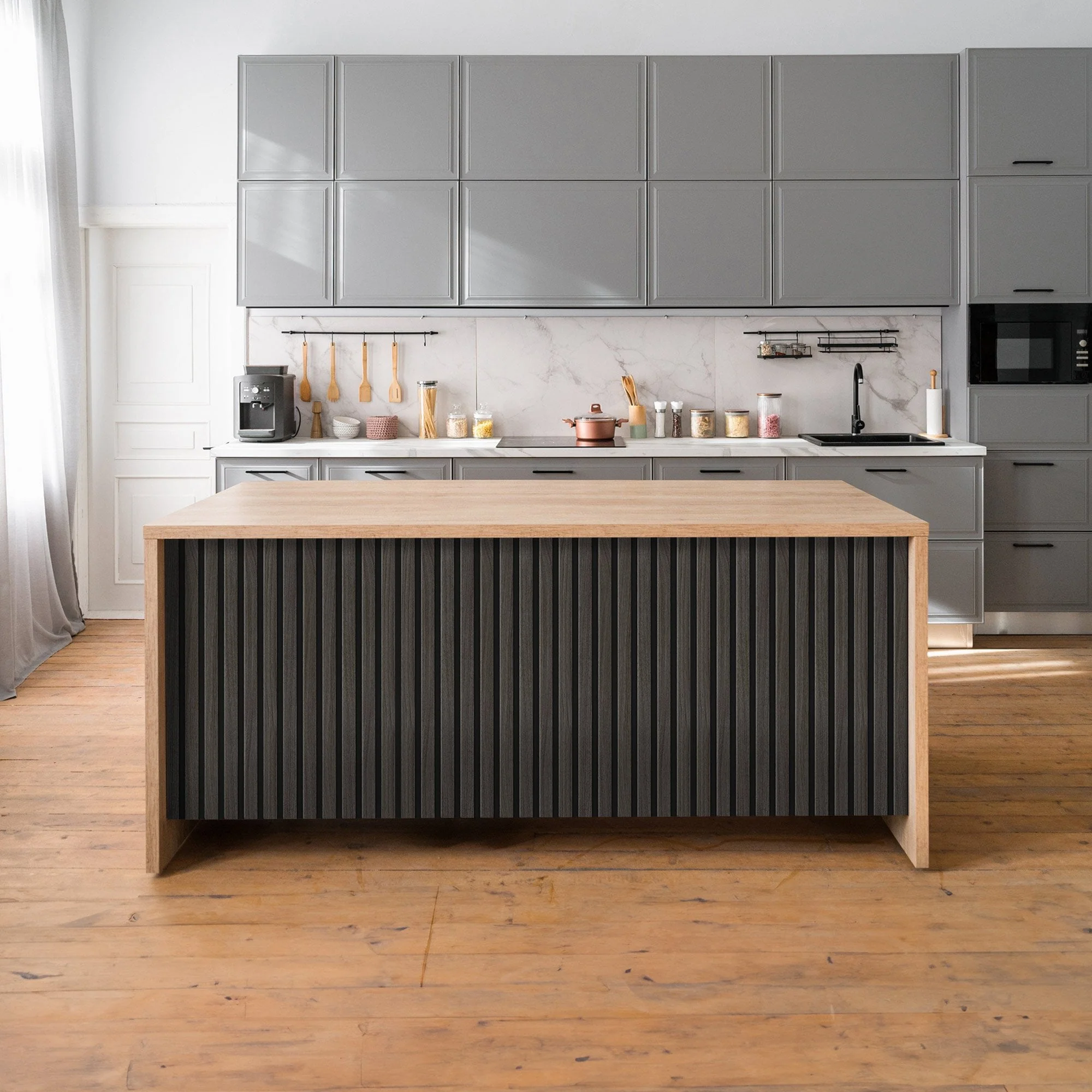 Dark Grey - Elevation Acoustic 20mm Fully Finished Wall Panelling - Image 8