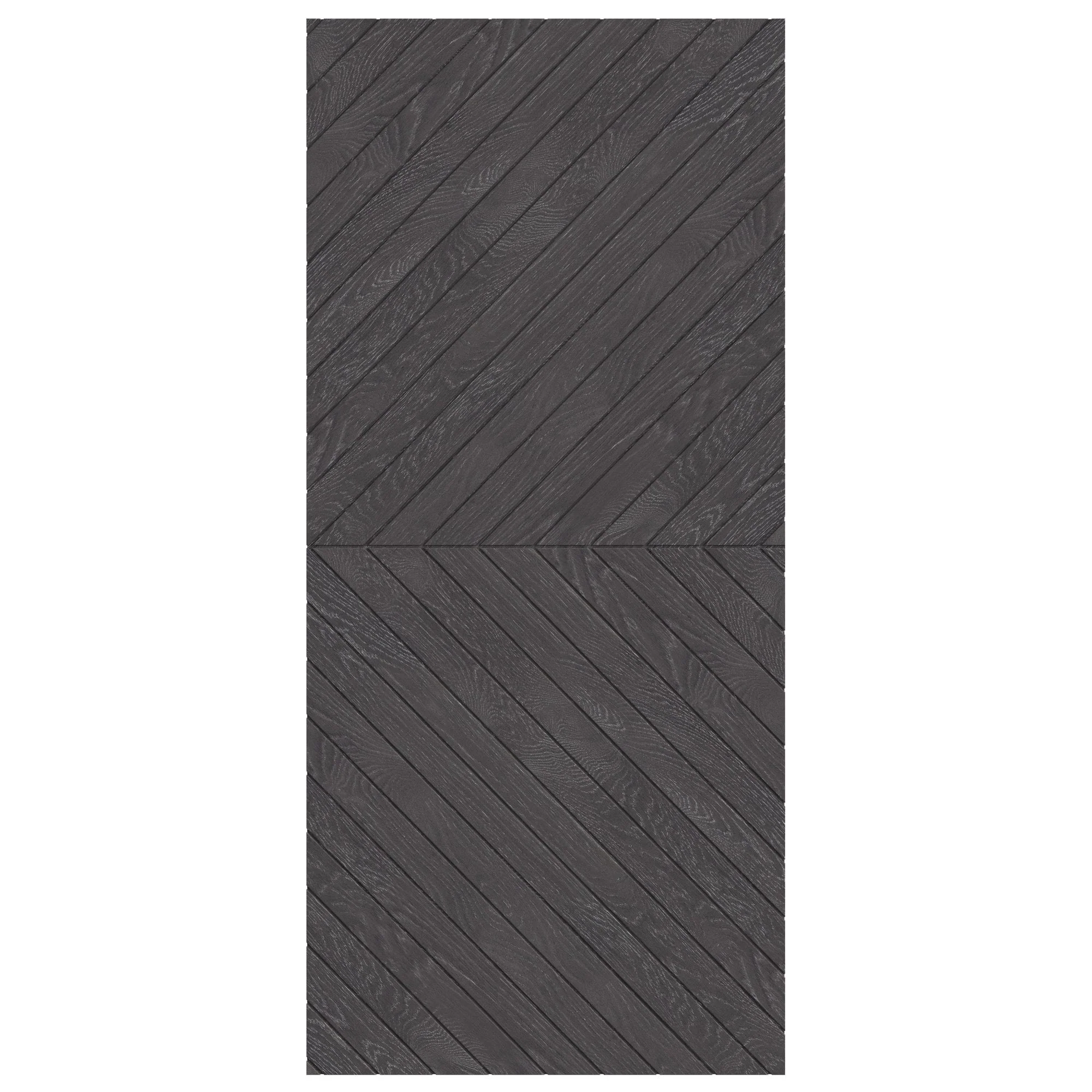 Ash Grey Internal Fully Finished Chevron Barn Door - Image 2