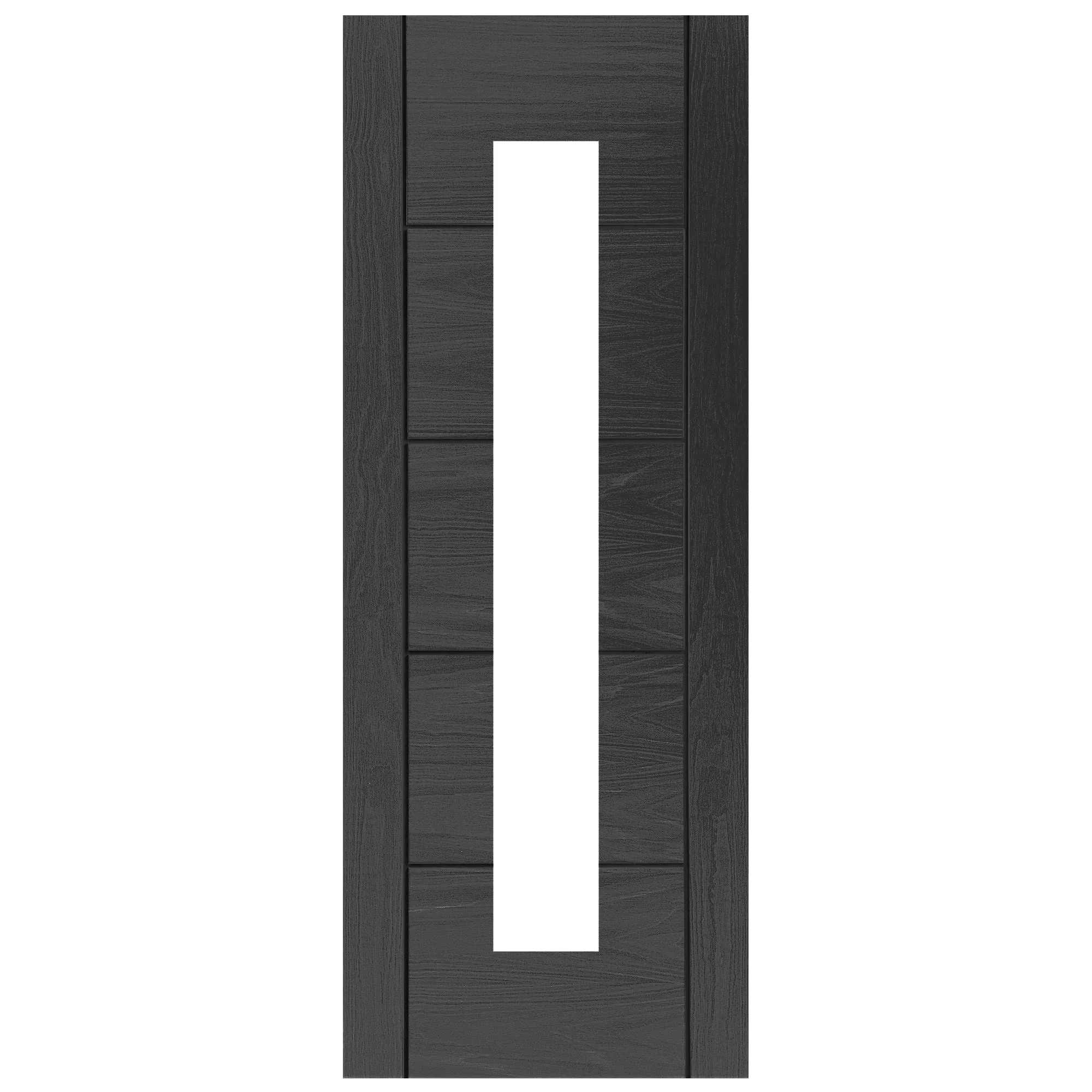 Ash Grey Internal Fully Finished Parma 1 Light Clear Glass Door - Image 3