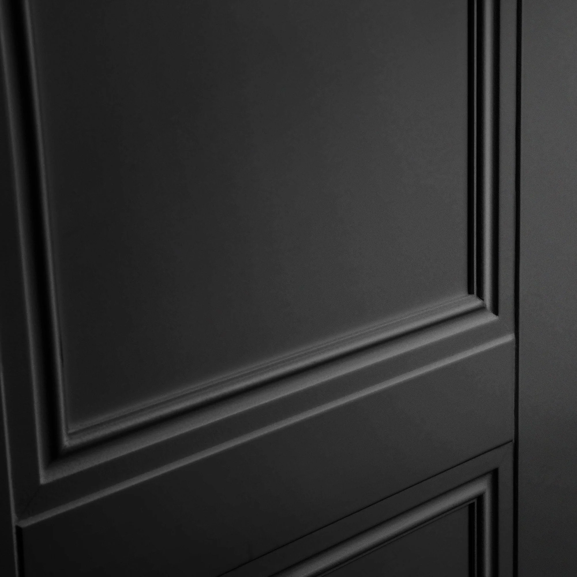 Black Fully Finished Internal Elegance Henley 3 Panel Made-to-Measure Door - Image 4