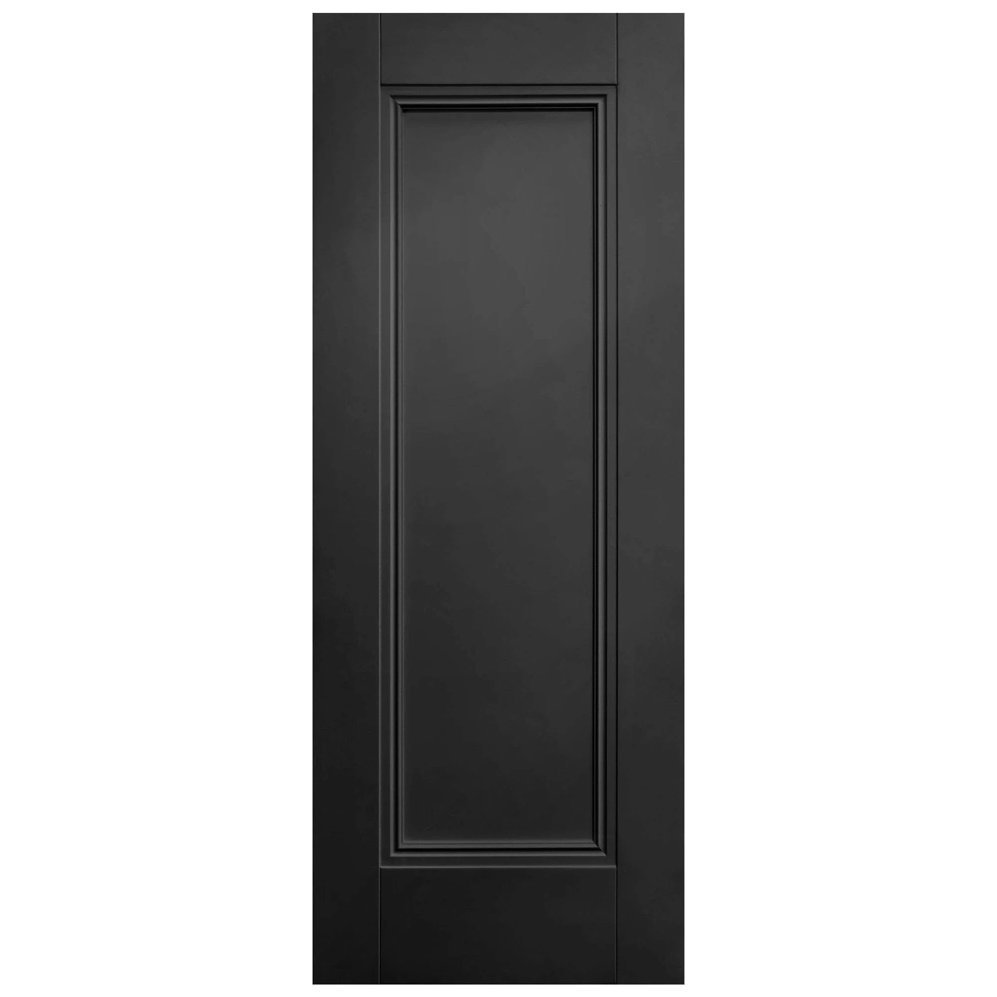 Black Fully Finished Internal Elegance Lancaster 1 Panel Made-to-Measure Door - Image 3