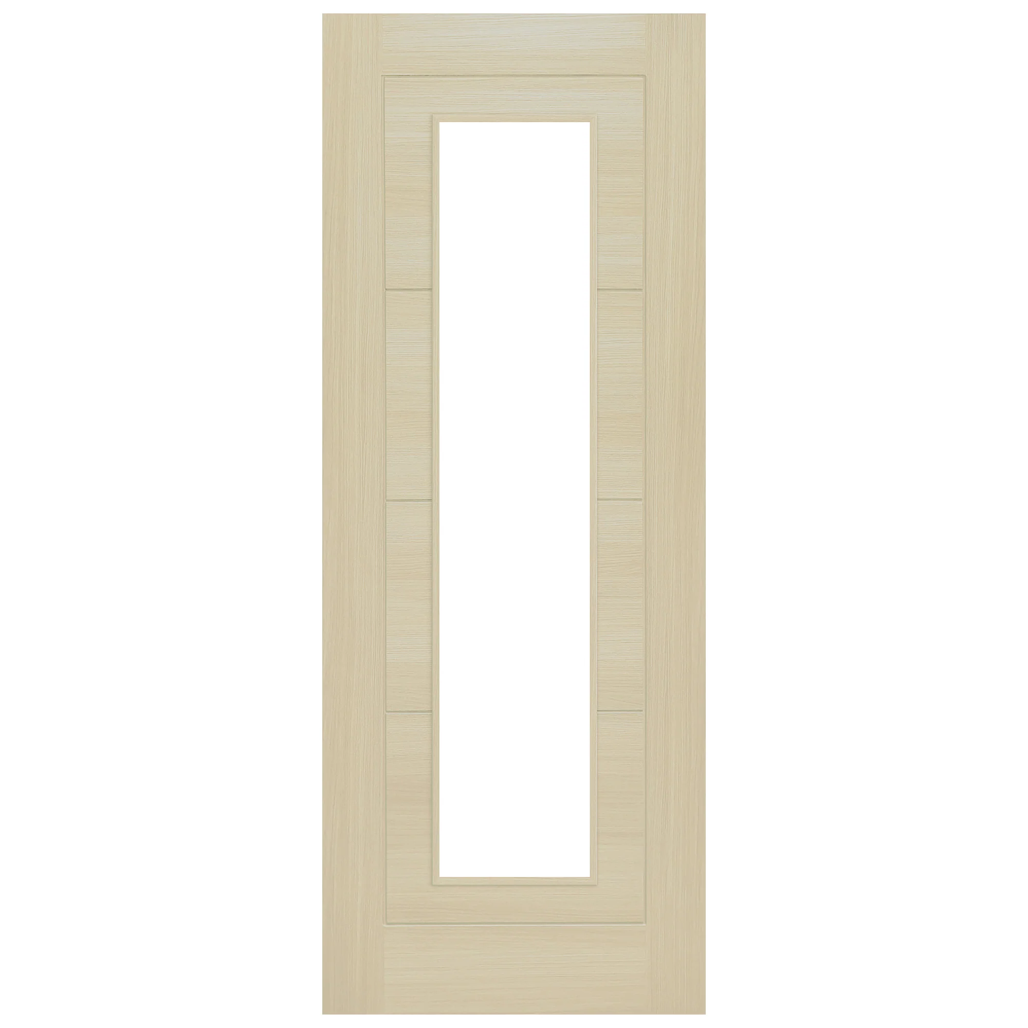 Blonde Oak Internal Fully Finished Endure Laminate Ladder Clear Glass Door - Image 3
