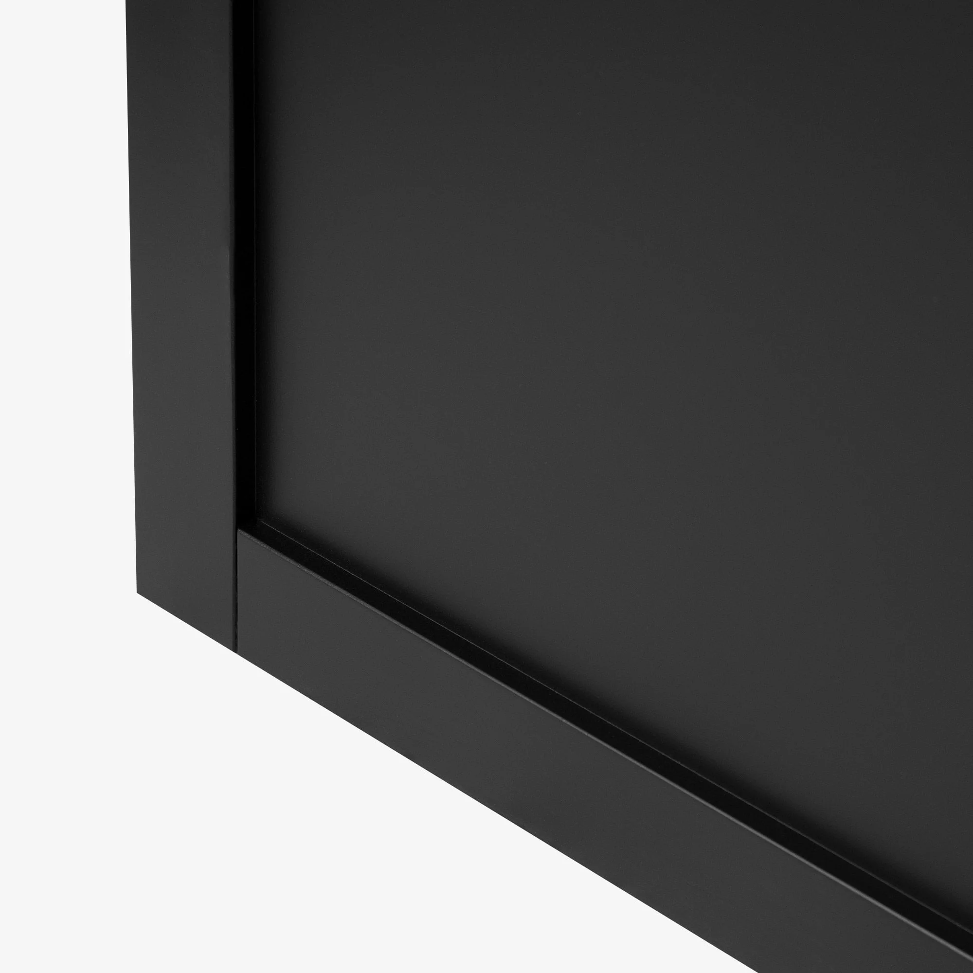 Graphite Black Internal Fully Finished Industrial Studio 1 Panel 2 Light Clear Glass Door - Image 5