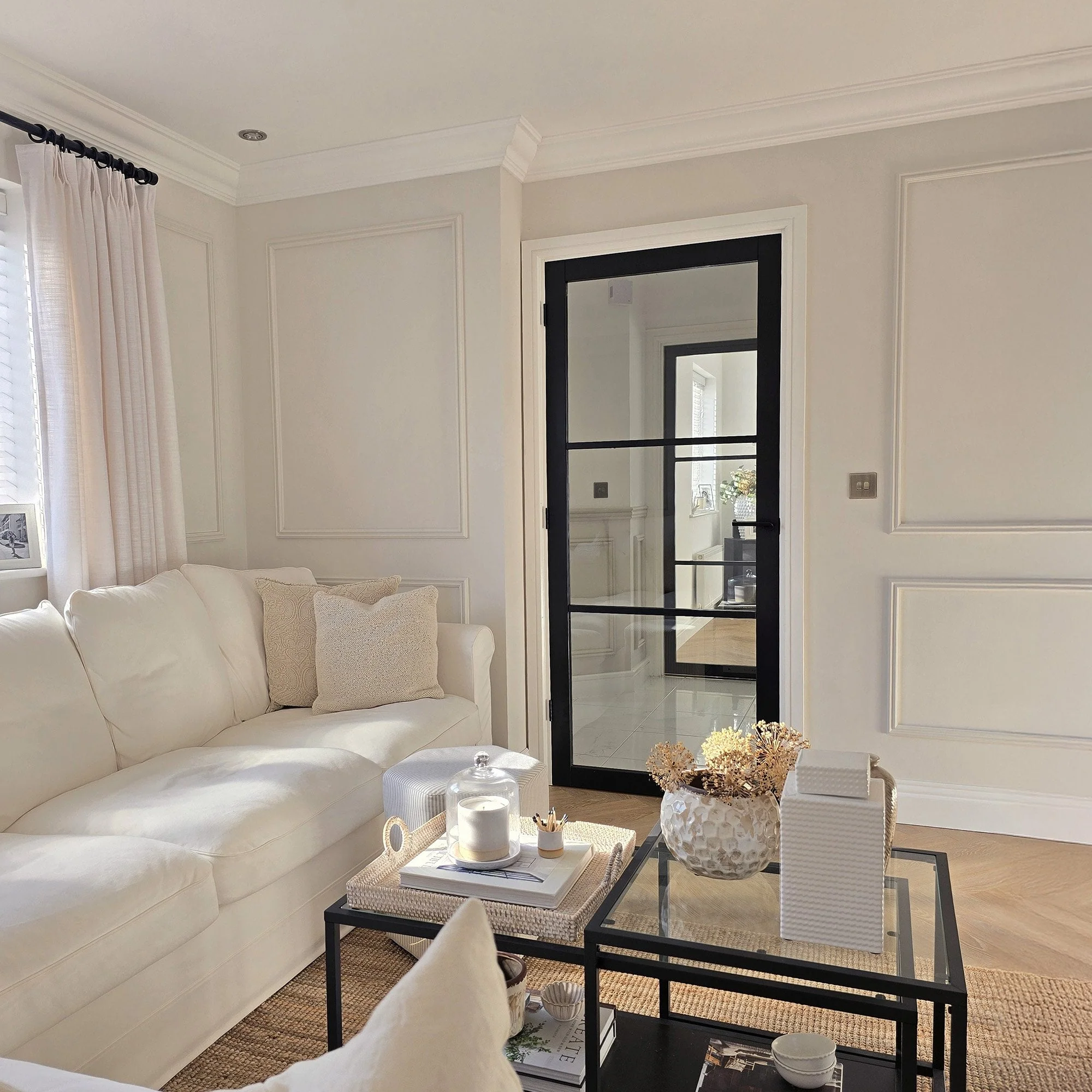 Internal Primed Industrial 2.0 Lifestyle 3 Light Clear Glass Door - Image 9