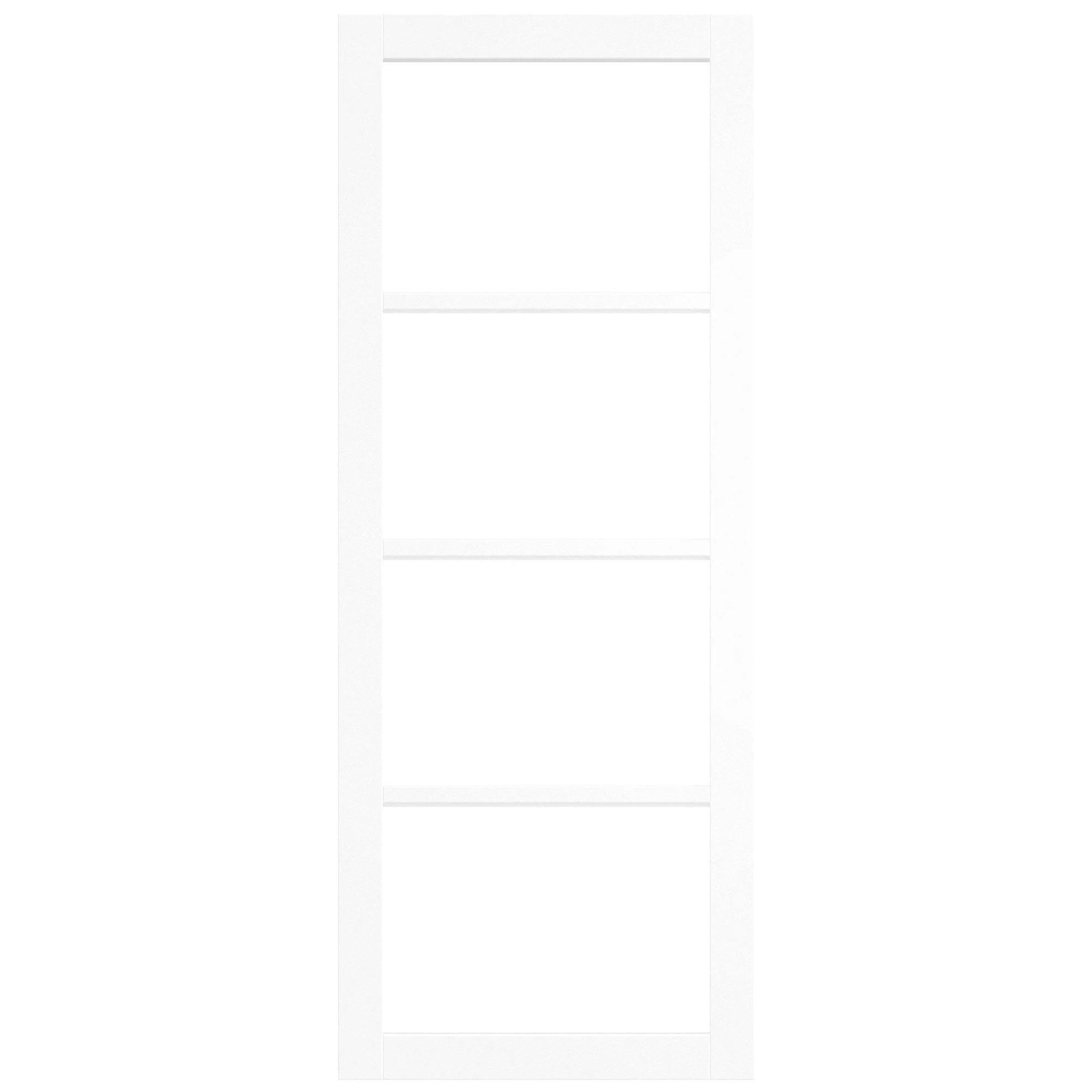Internal Primed Studio Industrial 4 Light Clear Glass Door - Image 3