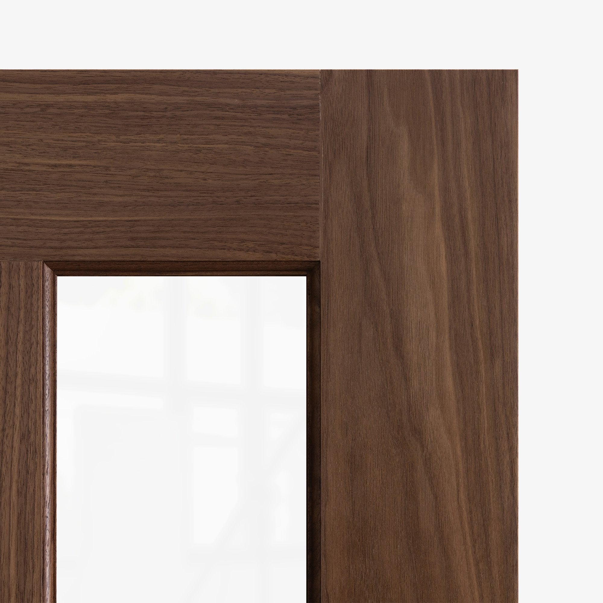 Internal Walnut Fully Finished 1 Light Victorian Door - Image 4