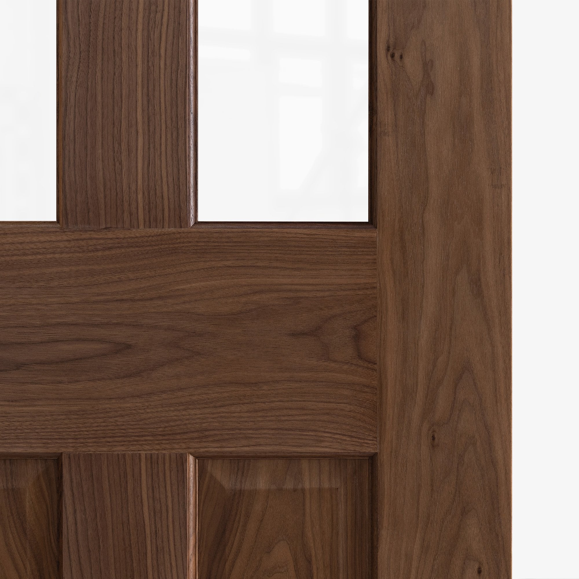 Internal Walnut Fully Finished 1 Light Victorian Door - Image 5