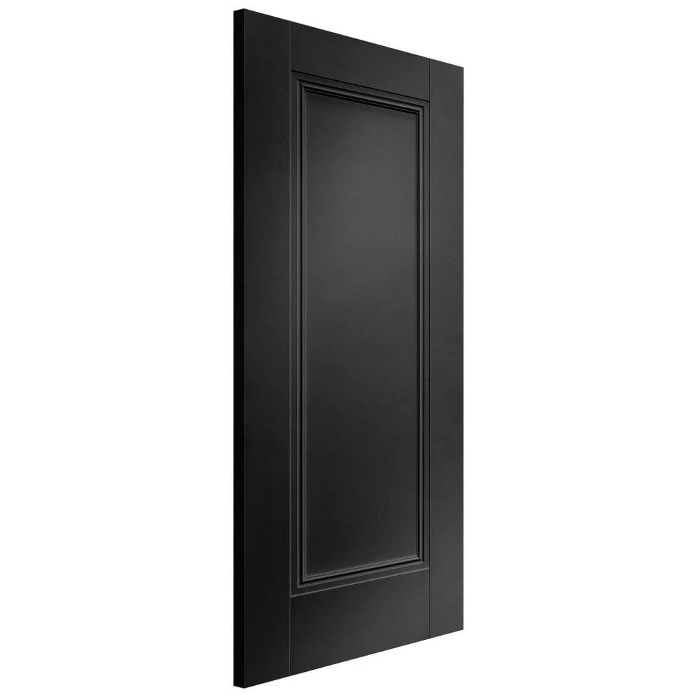 Jet Black Internal Fully Finished 1 Panel Elegance Lancaster Door - Image 2