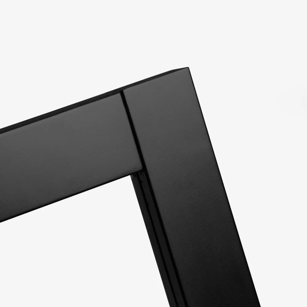 Jet Black Internal Fully Finished 3 Light Clear Glass Industrial Studio Door (124154) - Image 4