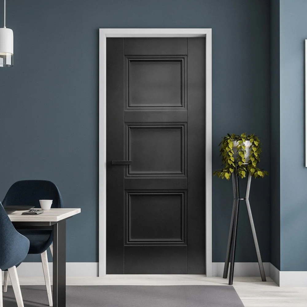 Jet Black Internal Fully Finished Elegance Ripley Door