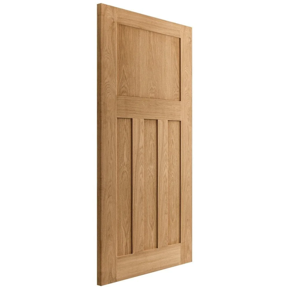 Oak Internal Fully Finished 1930's DX Made-to-Measure FD30 Fire Door - Image 2