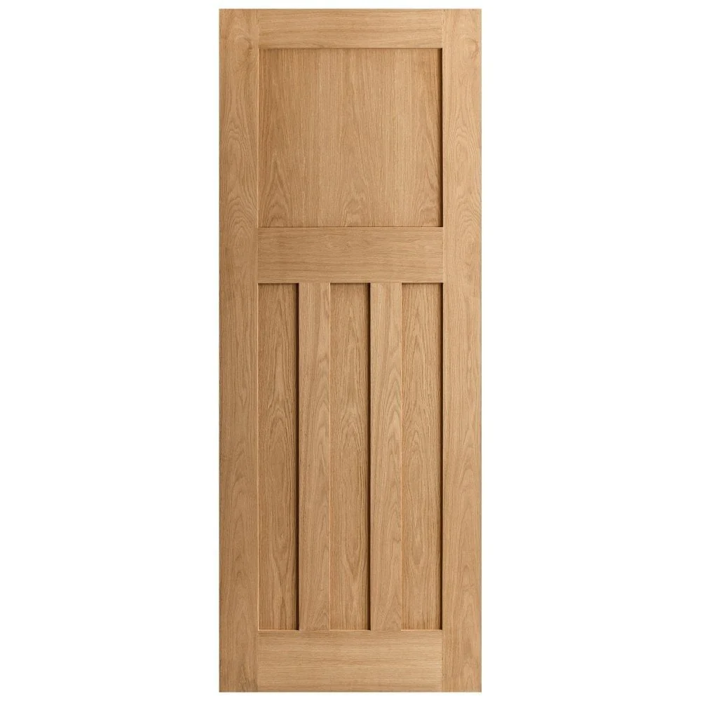 Oak Internal Fully Finished 1930's DX Made-to-Measure FD30 Fire Door - Image 3