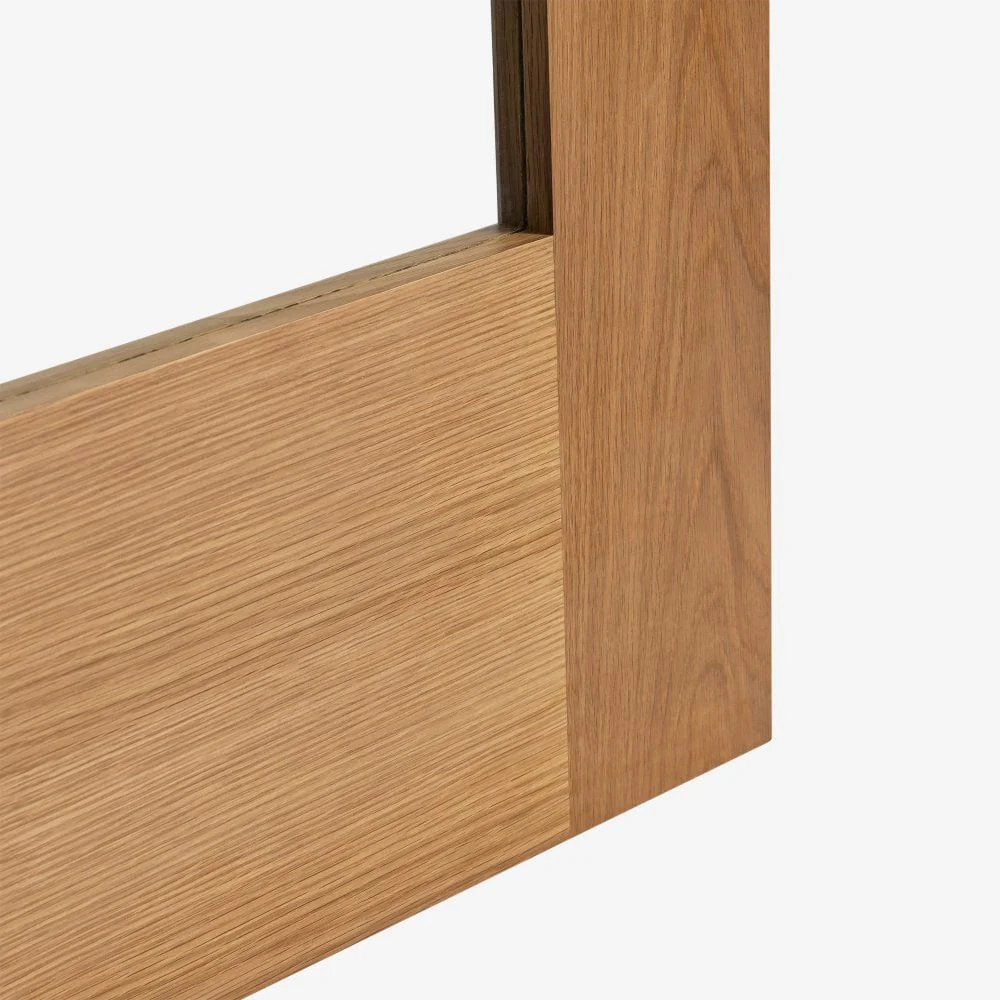 Oak Internal Fully Finished Edison 7 Panel 3 Light Clear Glass Door - Image 6